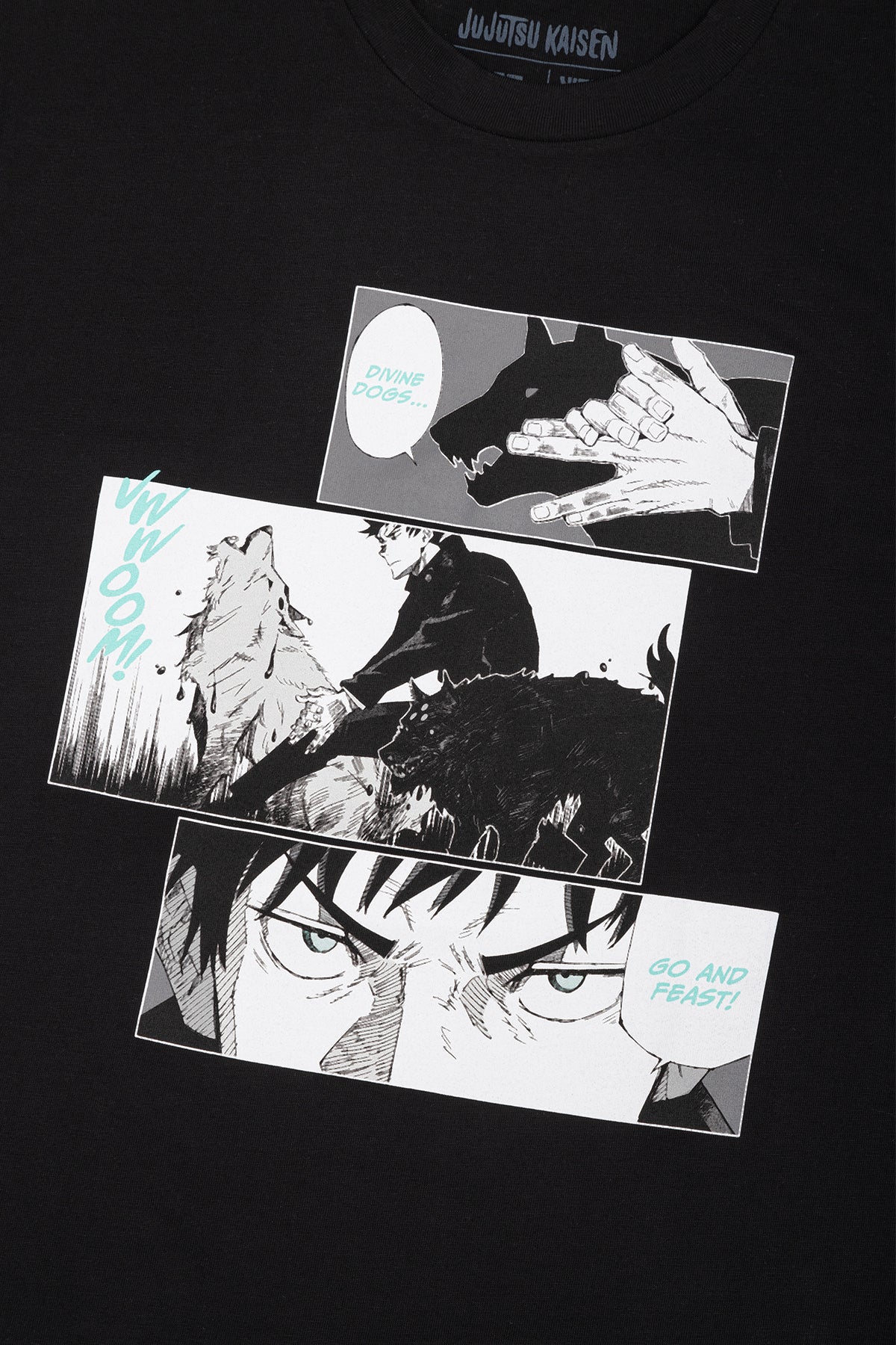 Jujutsu Kaisen Megumi Tee - Black 3 Jujutsu Kaisen Megumi Tee - Black