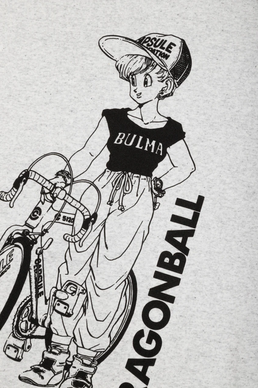 Dragon Ball Bulma Tee - Heather Grey