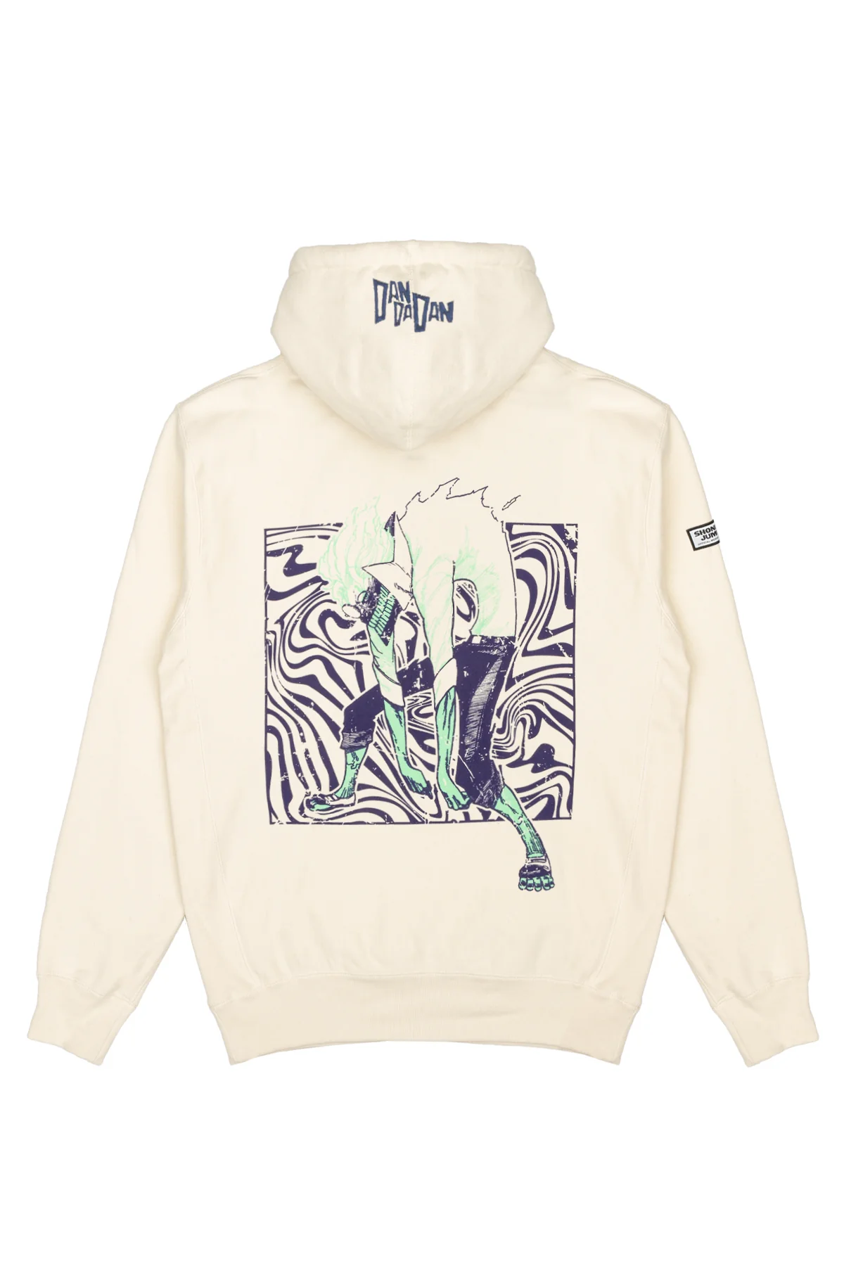 Dandadan Okarun Transformed Hoodie - Bone 6 Dandadan Okarun Transformed Hoodie - Bone