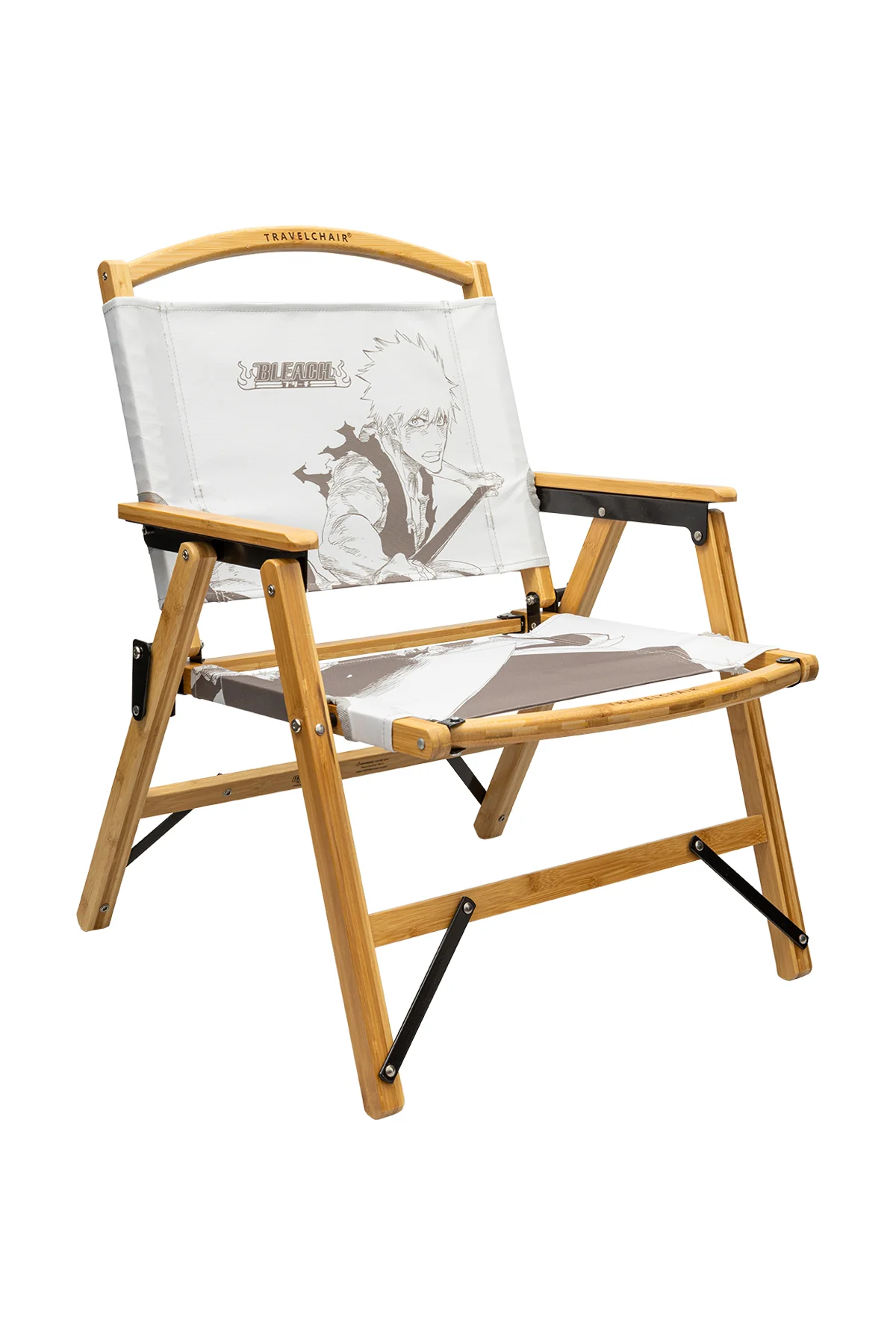 BLEACH's Thousand-Year Blood War Ichigo Bamboo Travel Chair - Sand