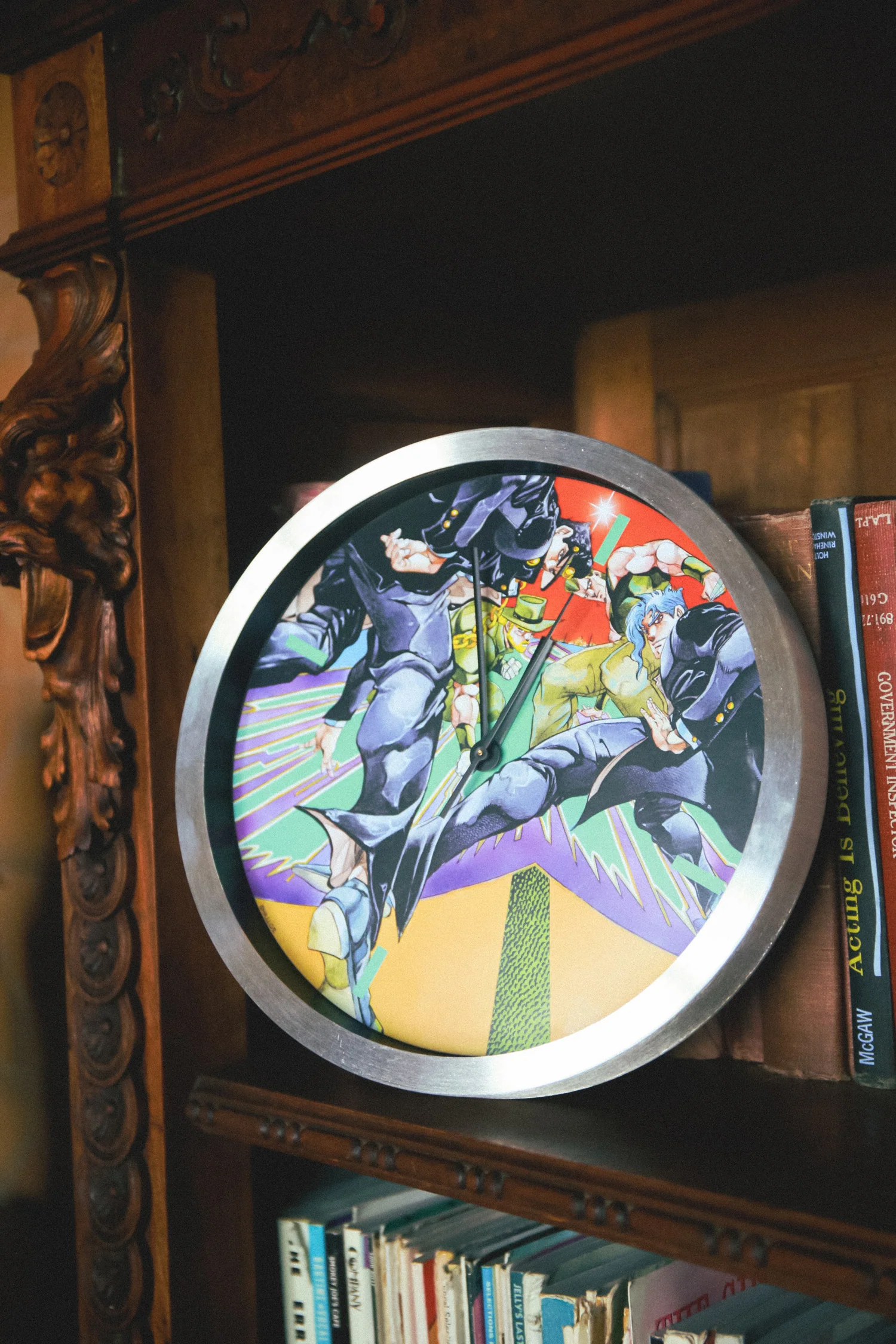JoJo's Bizarre Adventure Stardust Crusaders Wall Clock 1 JoJo's Bizarre Adventure Stardust Crusaders Wall Clock