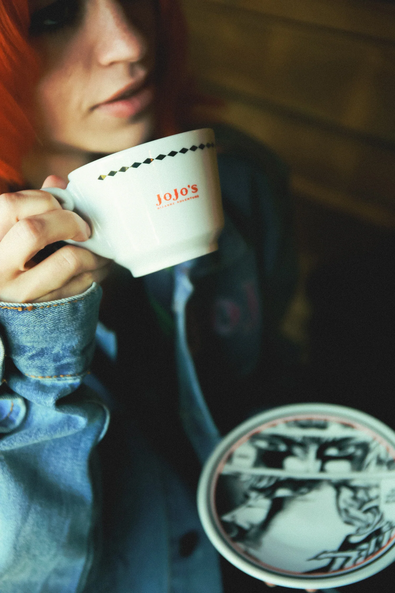 JoJo's Bizarre Adventure Phantom Blood Porcelain Tea Cup and Saucer Set 1 JoJo's Bizarre Adventure Phantom Blood Porcelain Tea Cup and Saucer Set