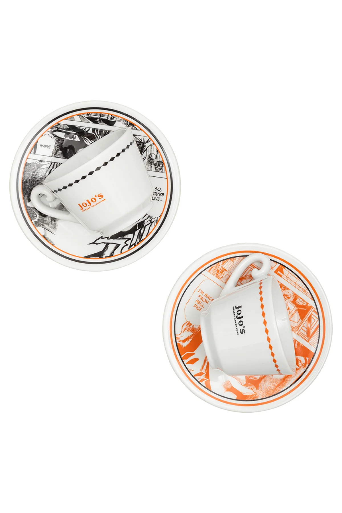 JoJo's Bizarre Adventure Phantom Blood Porcelain Tea Cup and Saucer Set 2 JoJo's Bizarre Adventure Phantom Blood Porcelain Tea Cup and Saucer Set