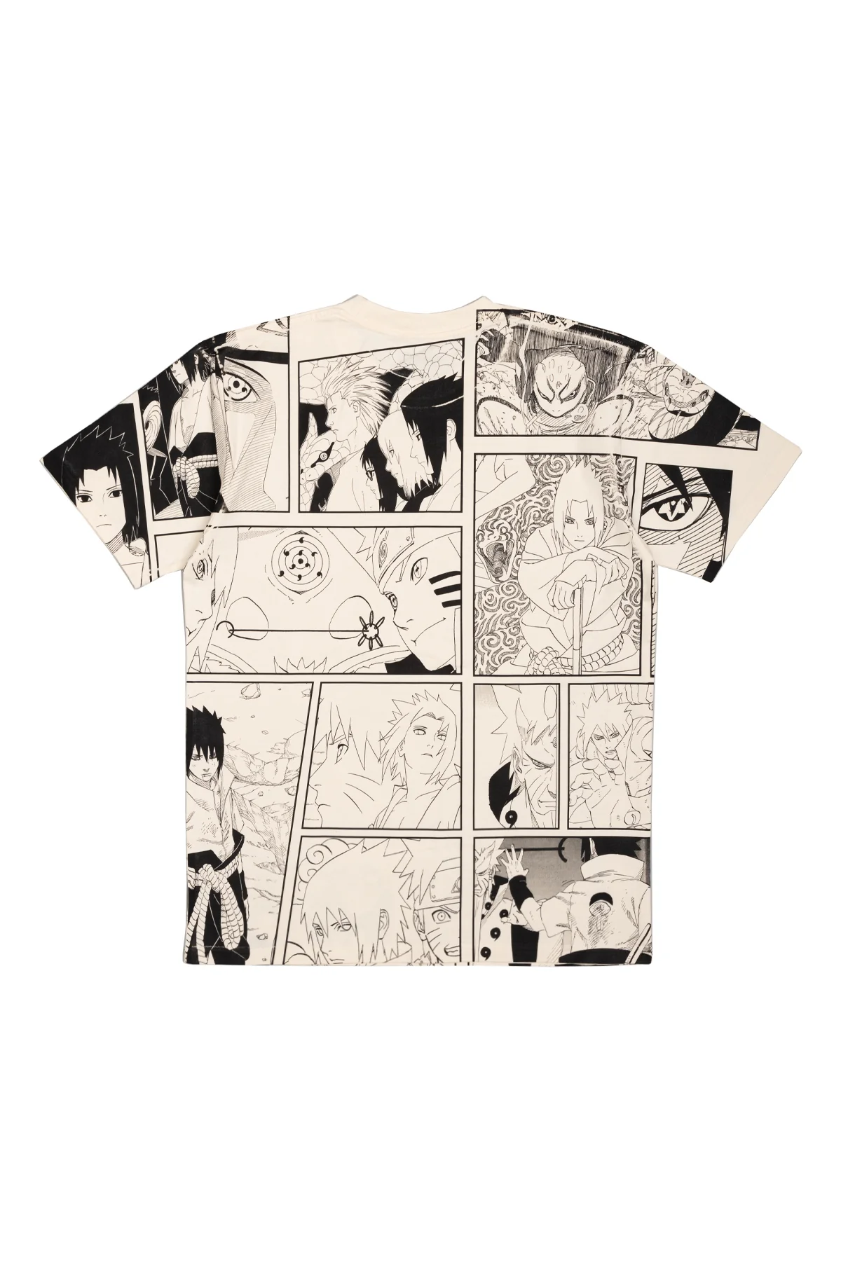 Naruto Manga Panel AOP Tee - Natural 5 Naruto Manga Panel AOP Tee - Natural