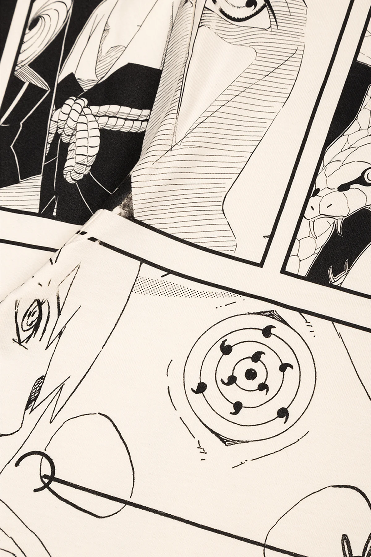 Naruto Manga Panel AOP Tee - Natural 6 Naruto Manga Panel AOP Tee - Natural