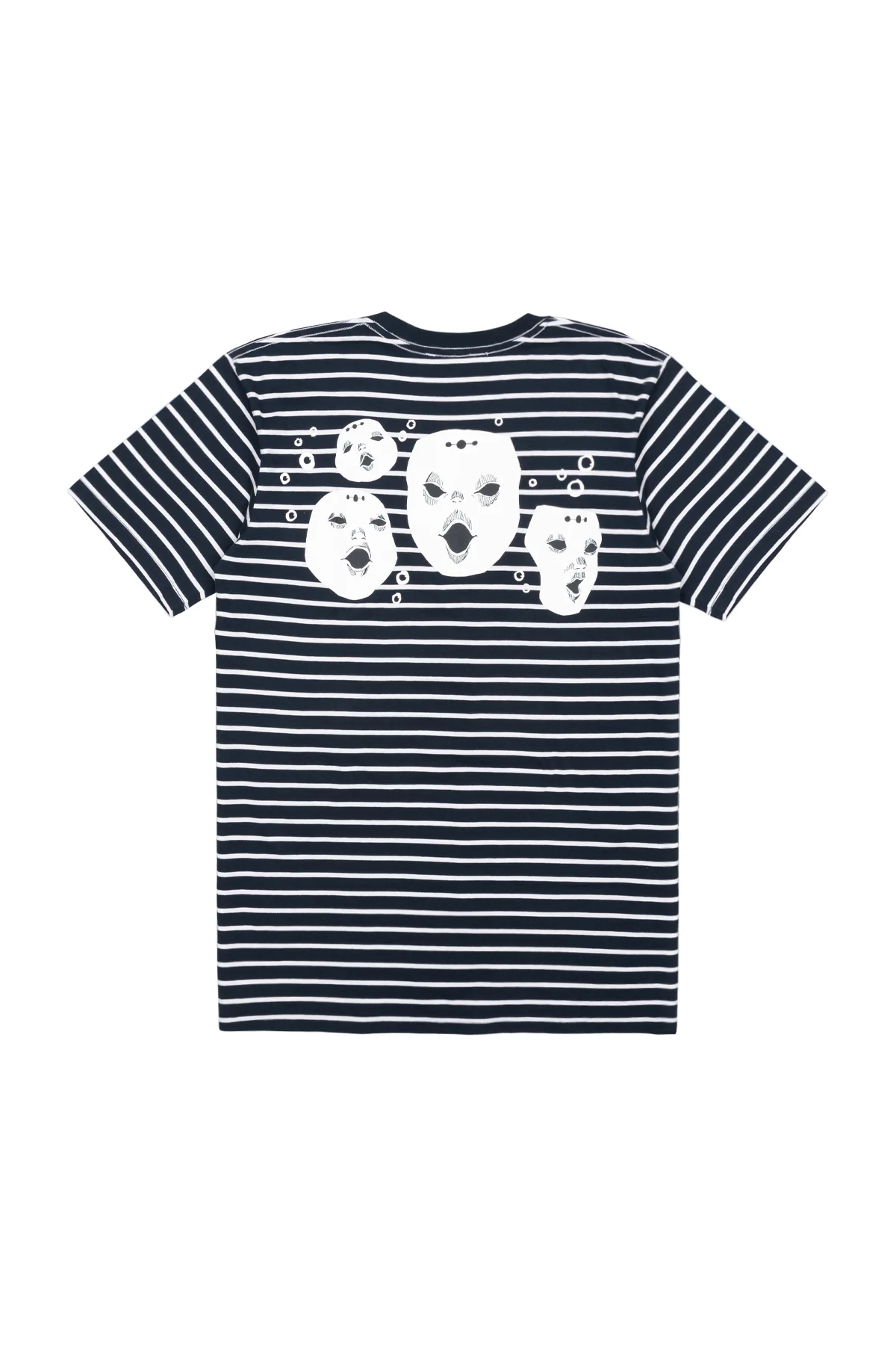 Jujutsu Kaisen Nobara Striped Tee - White/Navy 5 Jujutsu Kaisen Nobara Striped Tee - White/Navy