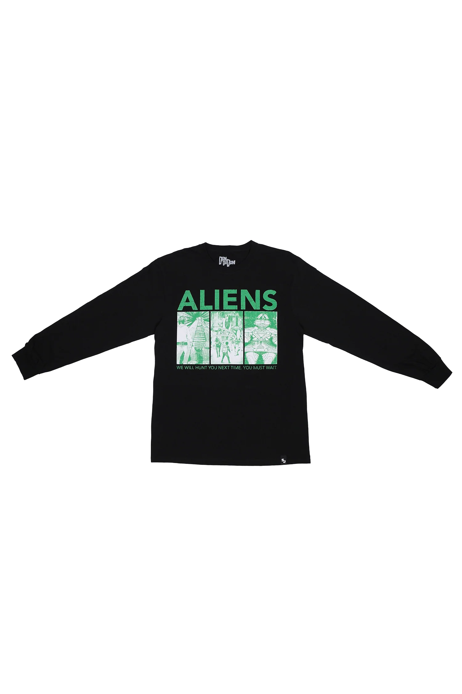 DDD Alien Invasion LS Tee - Black