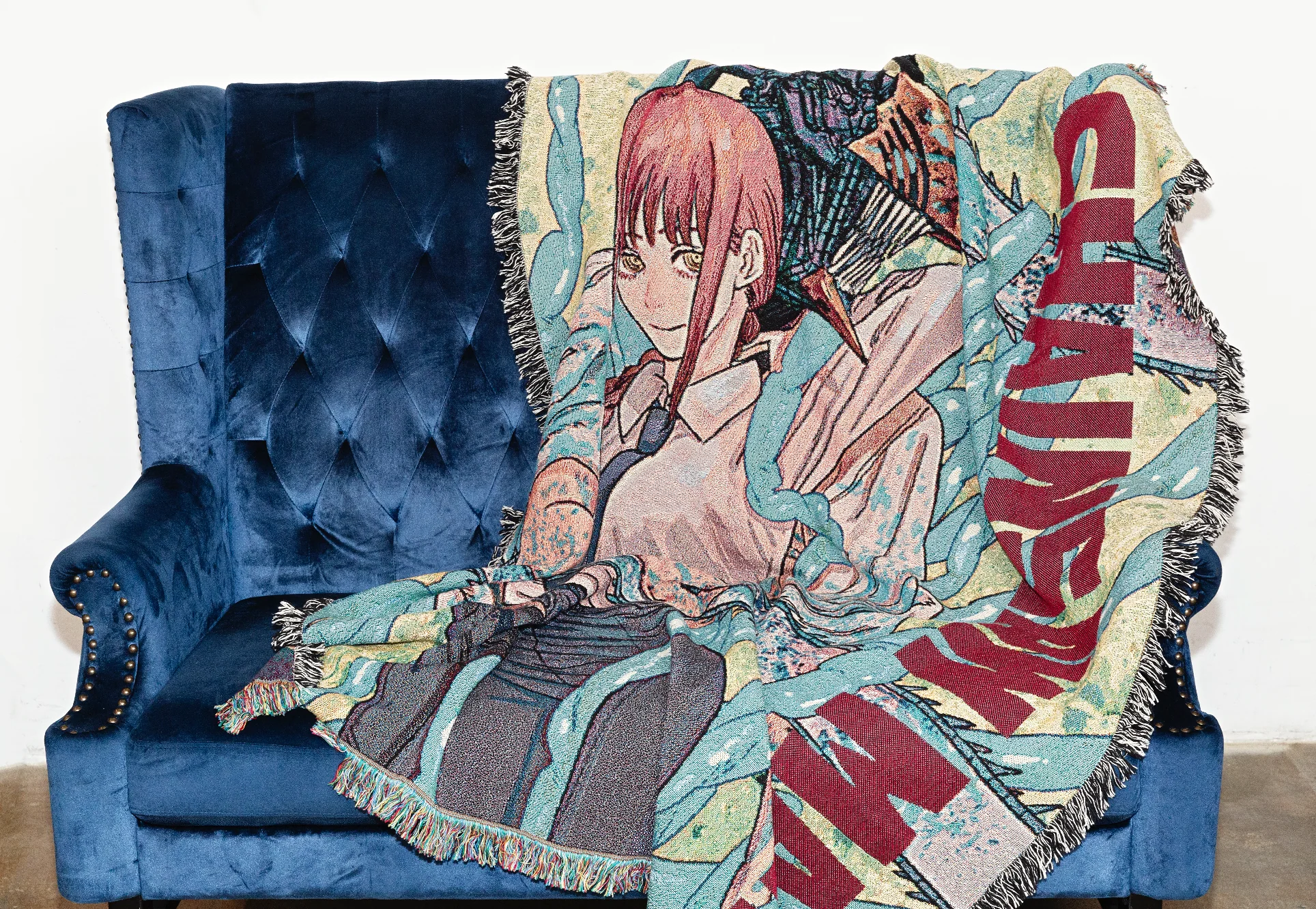 Chainsaw Man & Makima Tapestry Blanket