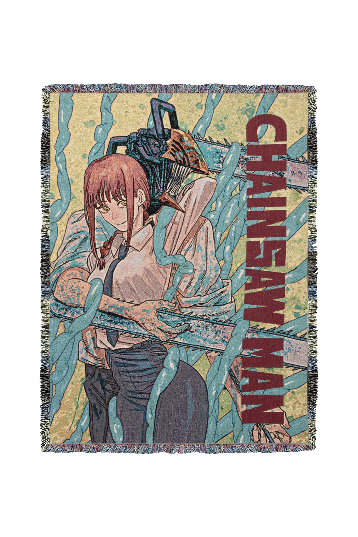 Chainsaw Man & Makima Tapestry Blanket
