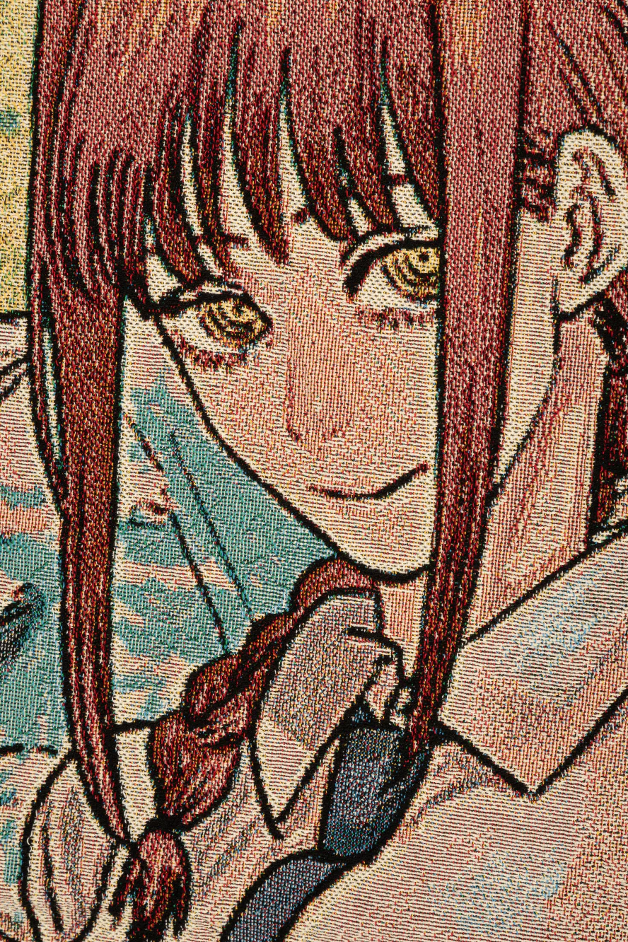Chainsaw Man & Makima Tapestry Blanket