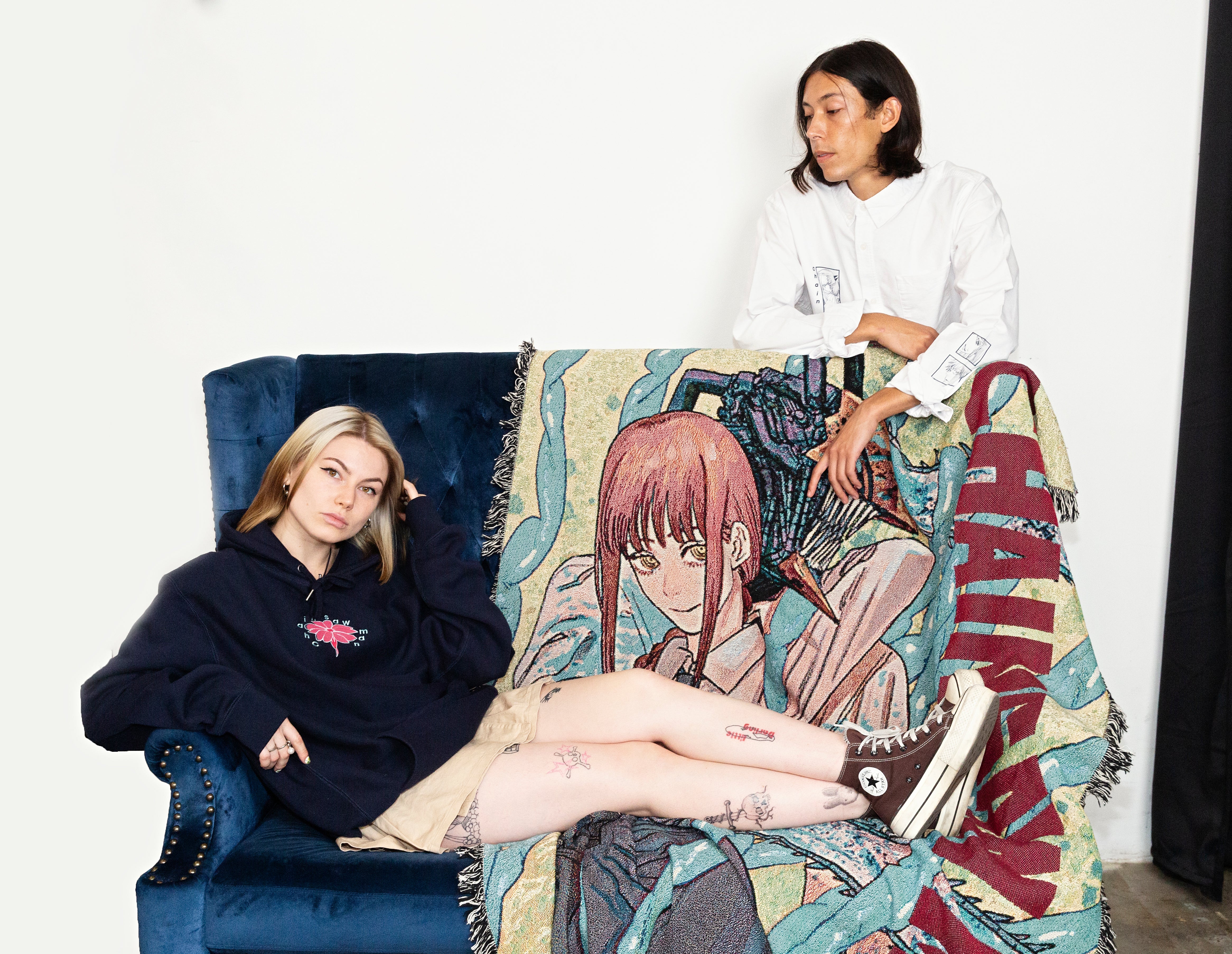 Chainsaw Man & Makima Tapestry Blanket