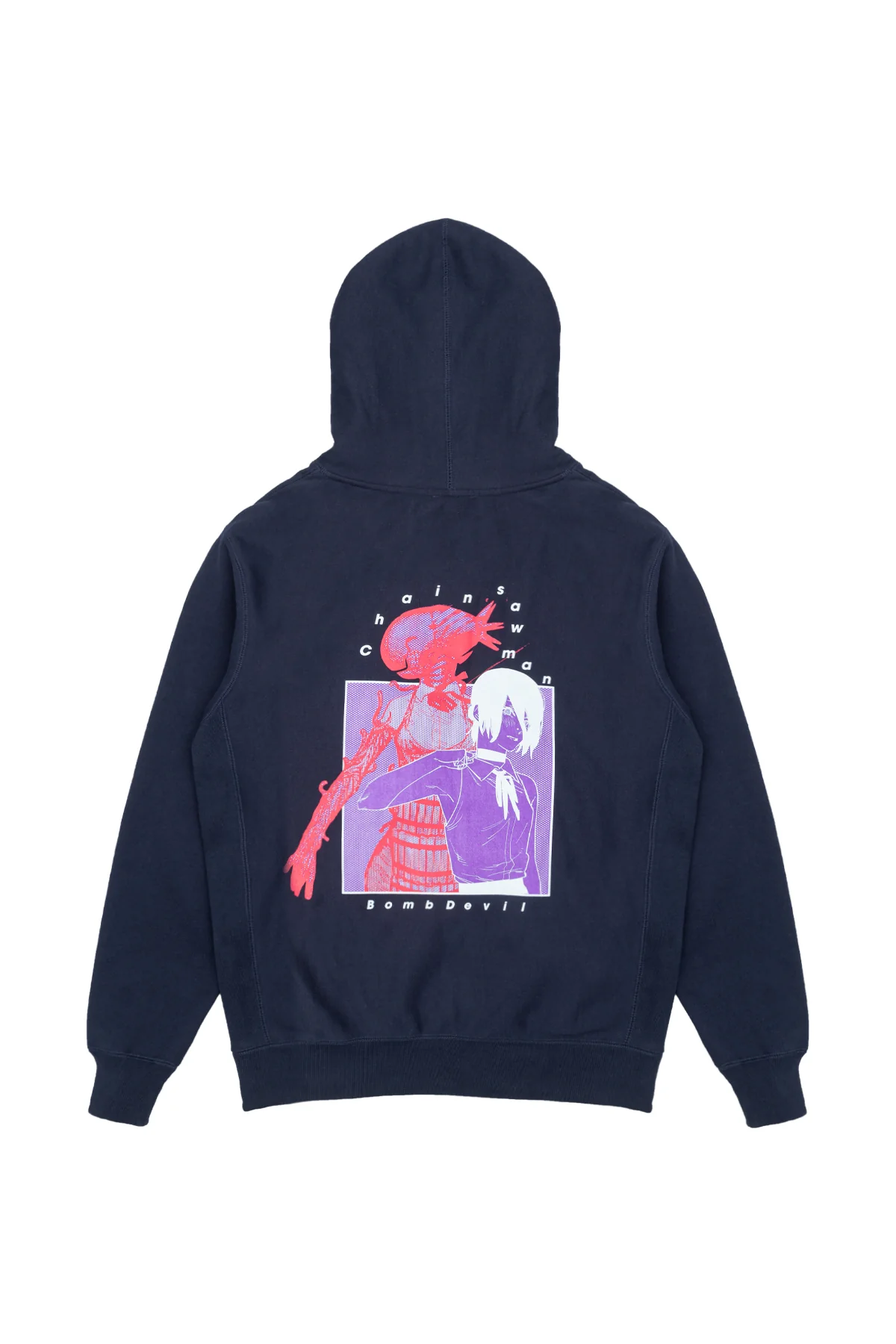 Chainsaw Man Reze Hoodie - Navy 4 Chainsaw Man Reze Hoodie - Navy