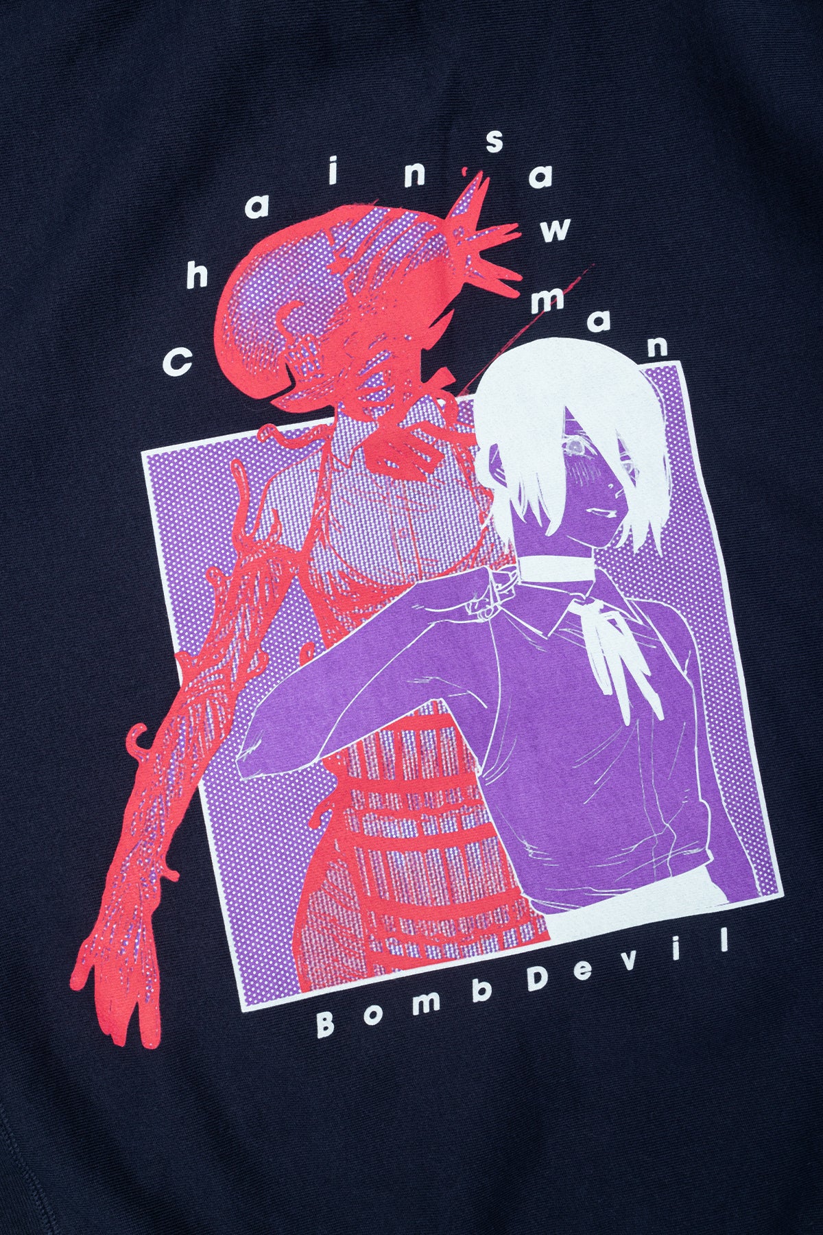 Chainsaw Man Reze Hoodie - Navy 6 Chainsaw Man Reze Hoodie - Navy