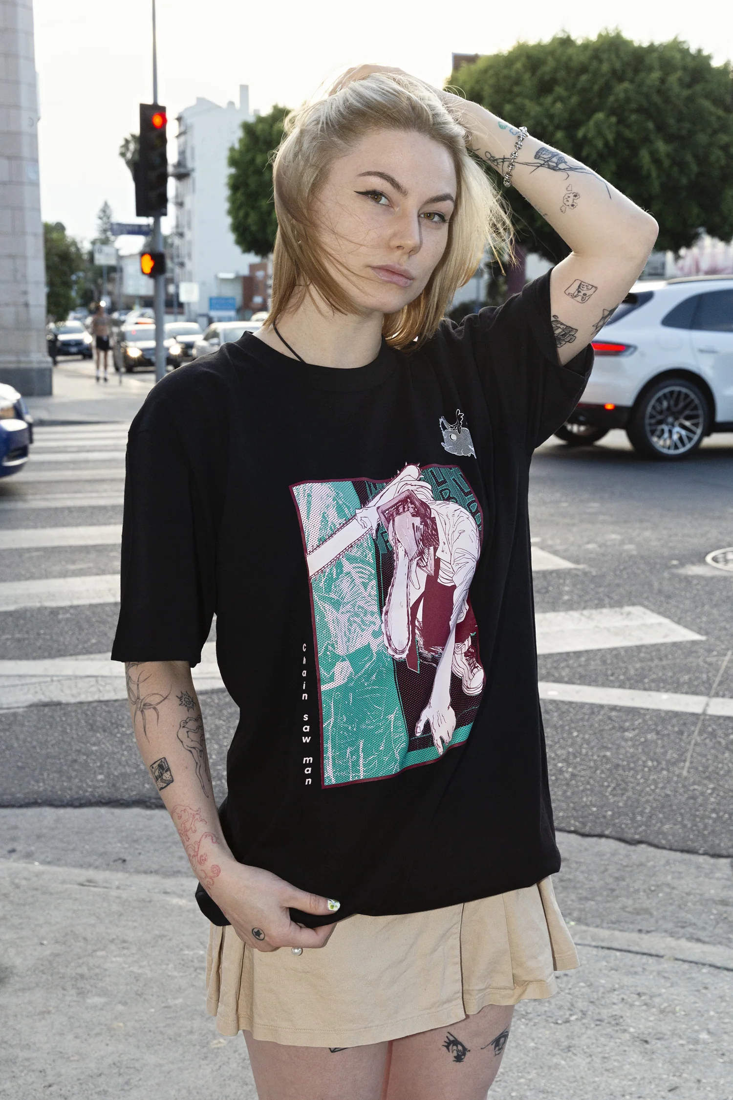 Chainsaw Man Denji Tee - Black
