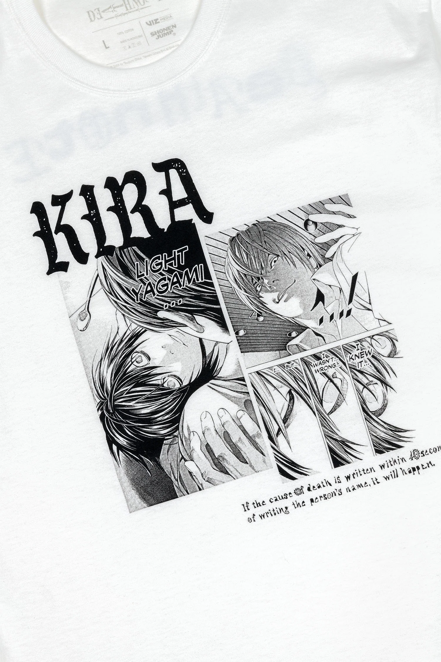Death Note I Knew It Kira Tee - White 5 Death Note I Knew It Kira Tee - White
