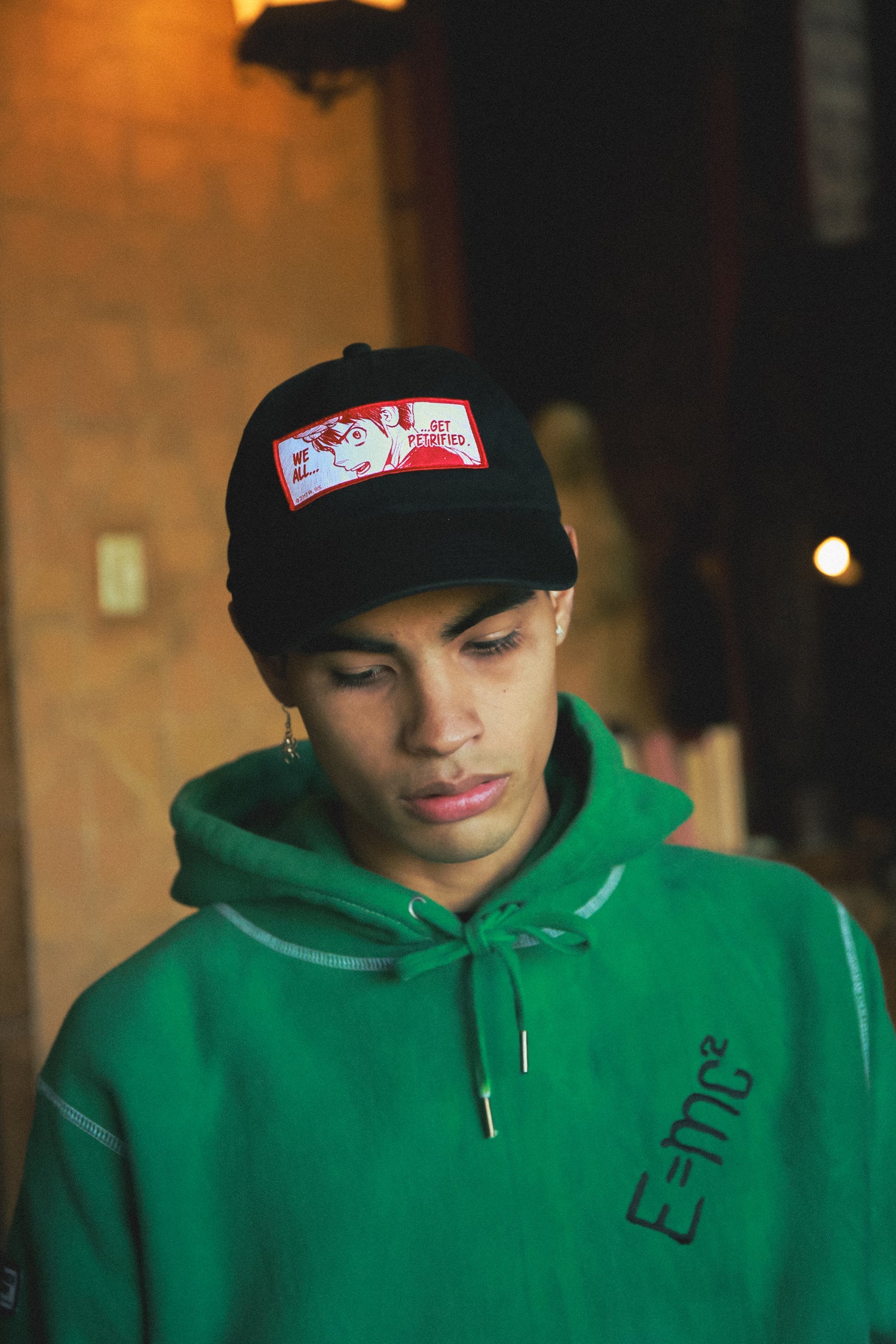 Dr. STONE Chrome Petrified Dad Hat - Black