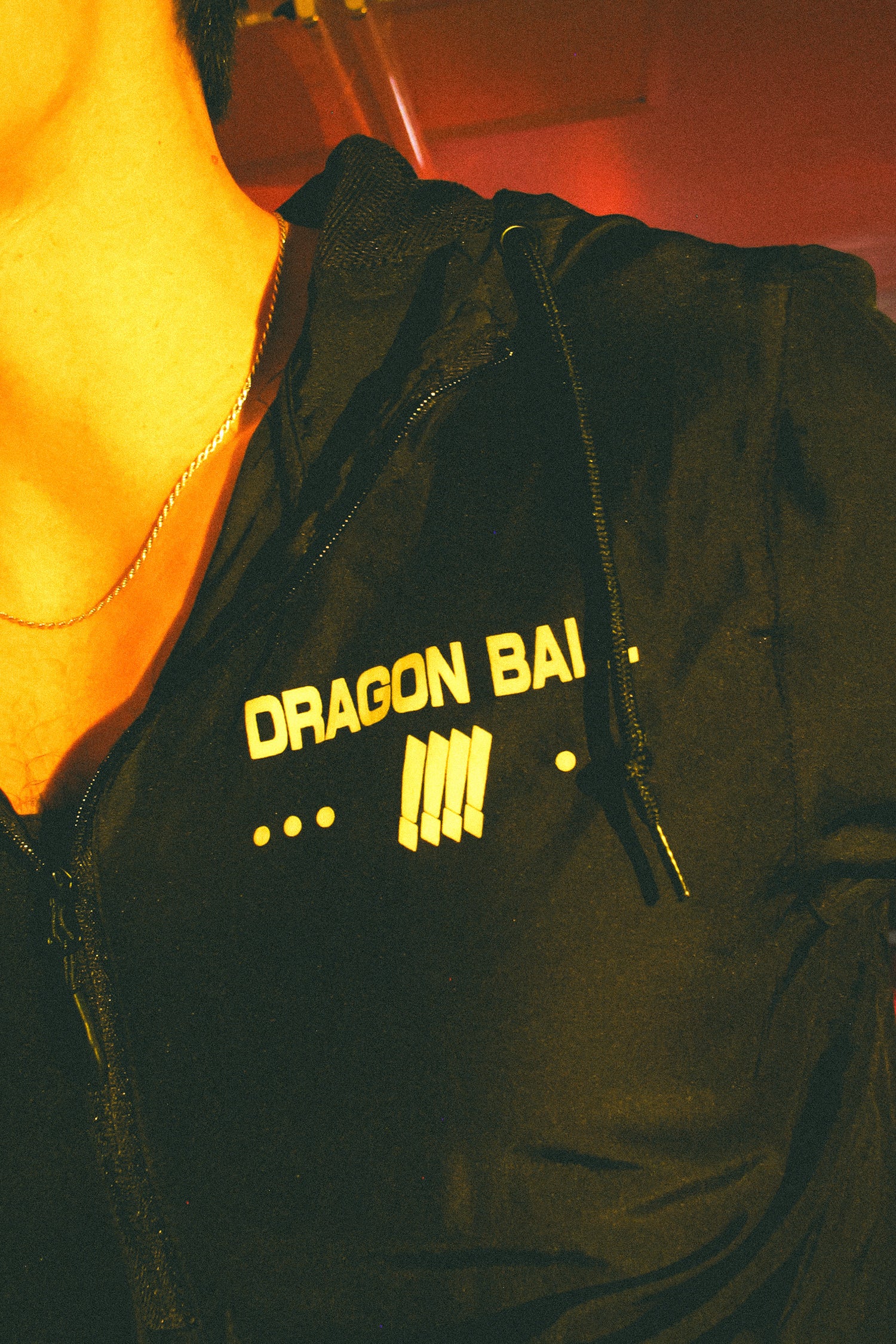Dragon Ball: Freeza Arc Curse You 3/4 Zip Anorak Jacket - Black
