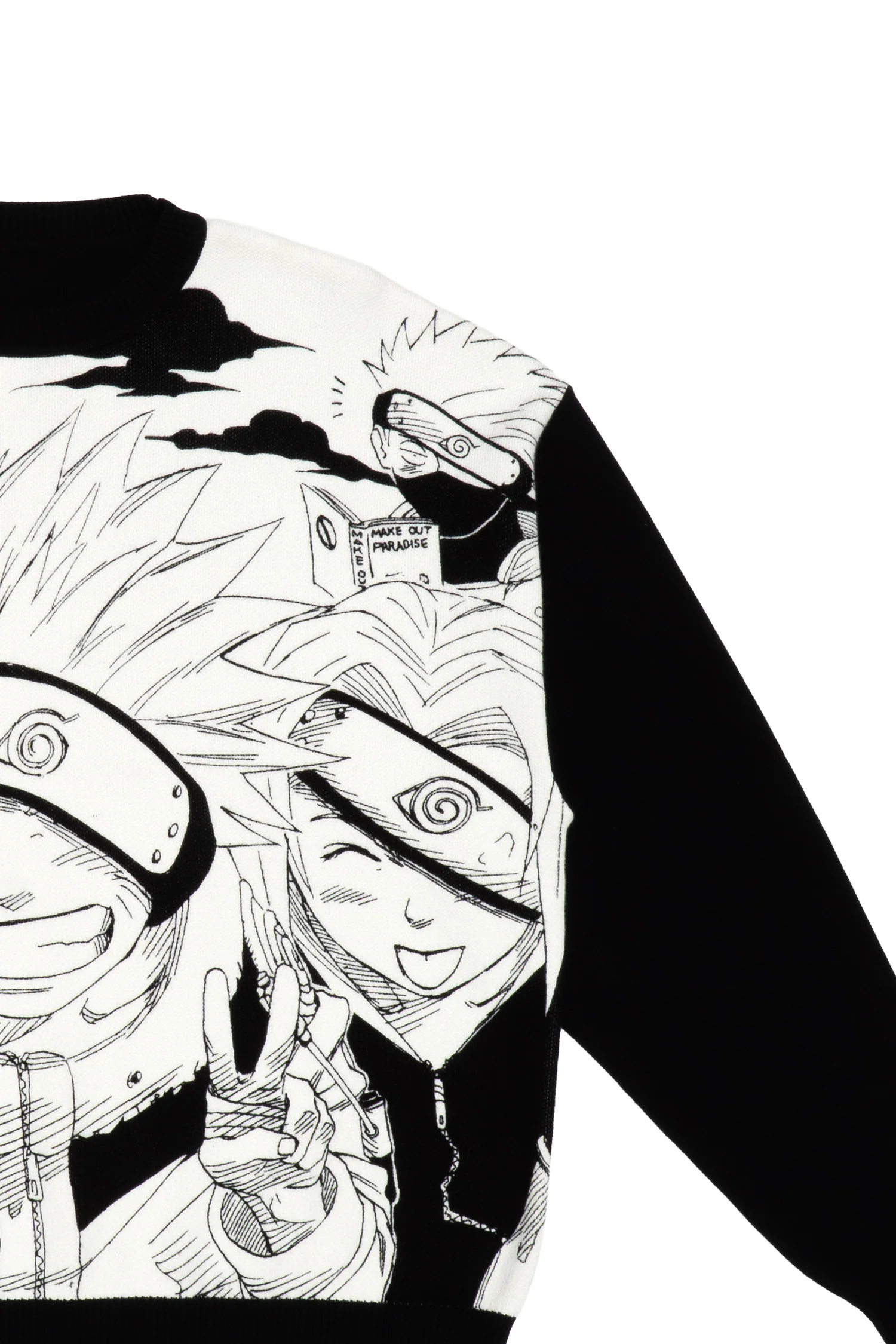 NARUTO Team 7 Knit Sweater - Black/White