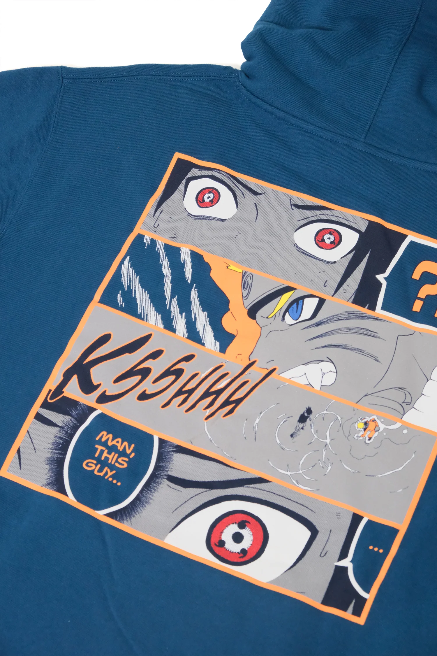 Naruto VS Sasuke Pullover Hoodie - Royal Blue 5 Naruto VS Sasuke Pullover Hoodie - Royal Blue