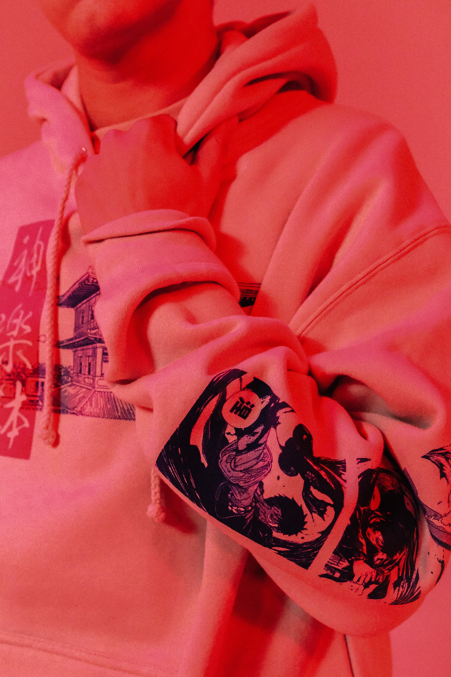 Kagurabachi Enten Nishiki Kuro Pullover Hoodie - Bone 3 Kagurabachi Enten Nishiki Kuro Pullover Hoodie - Bone
