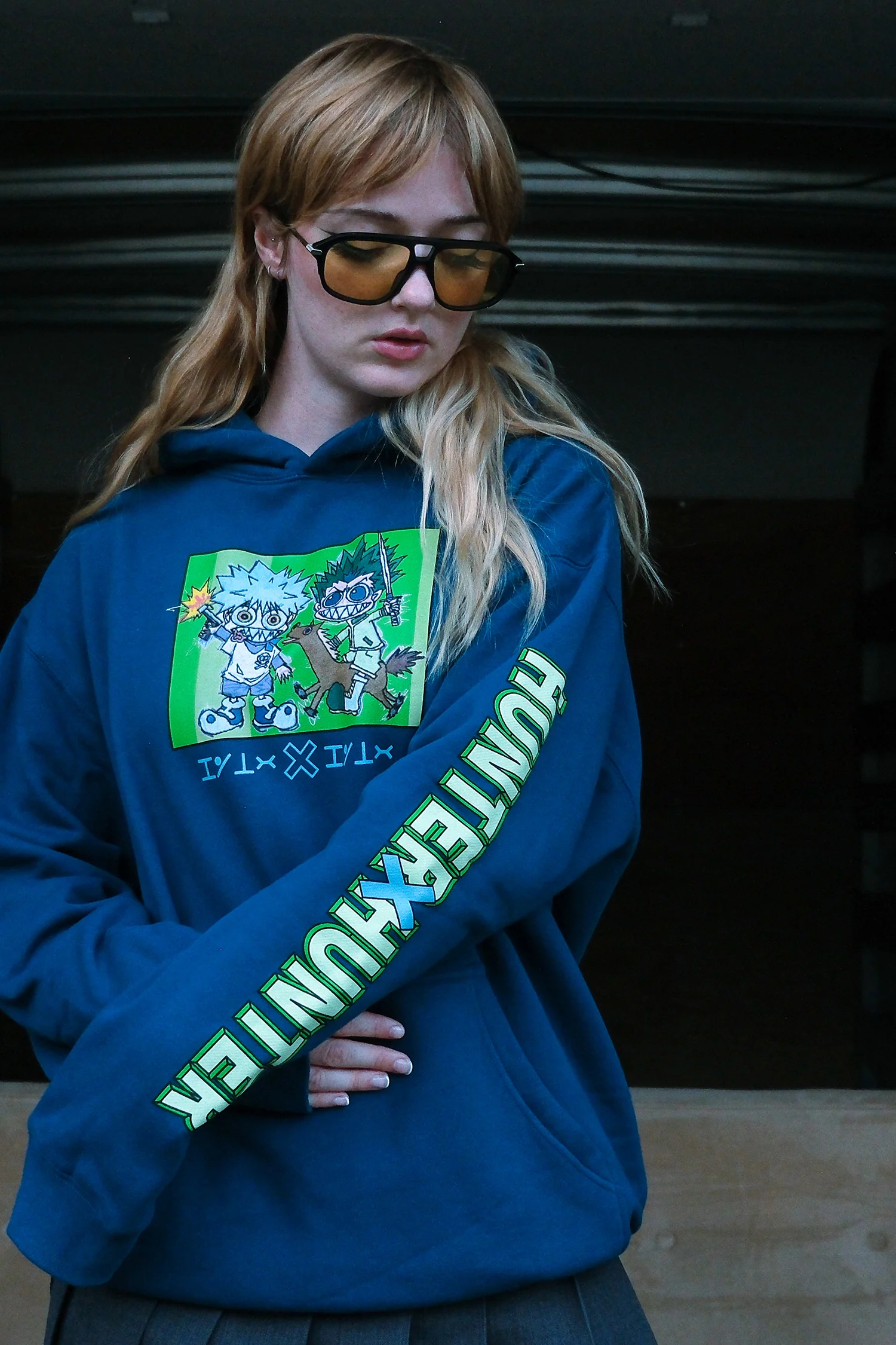 Hunter x Hunter BFFs Pullover Hoodie - Poseidon Blue