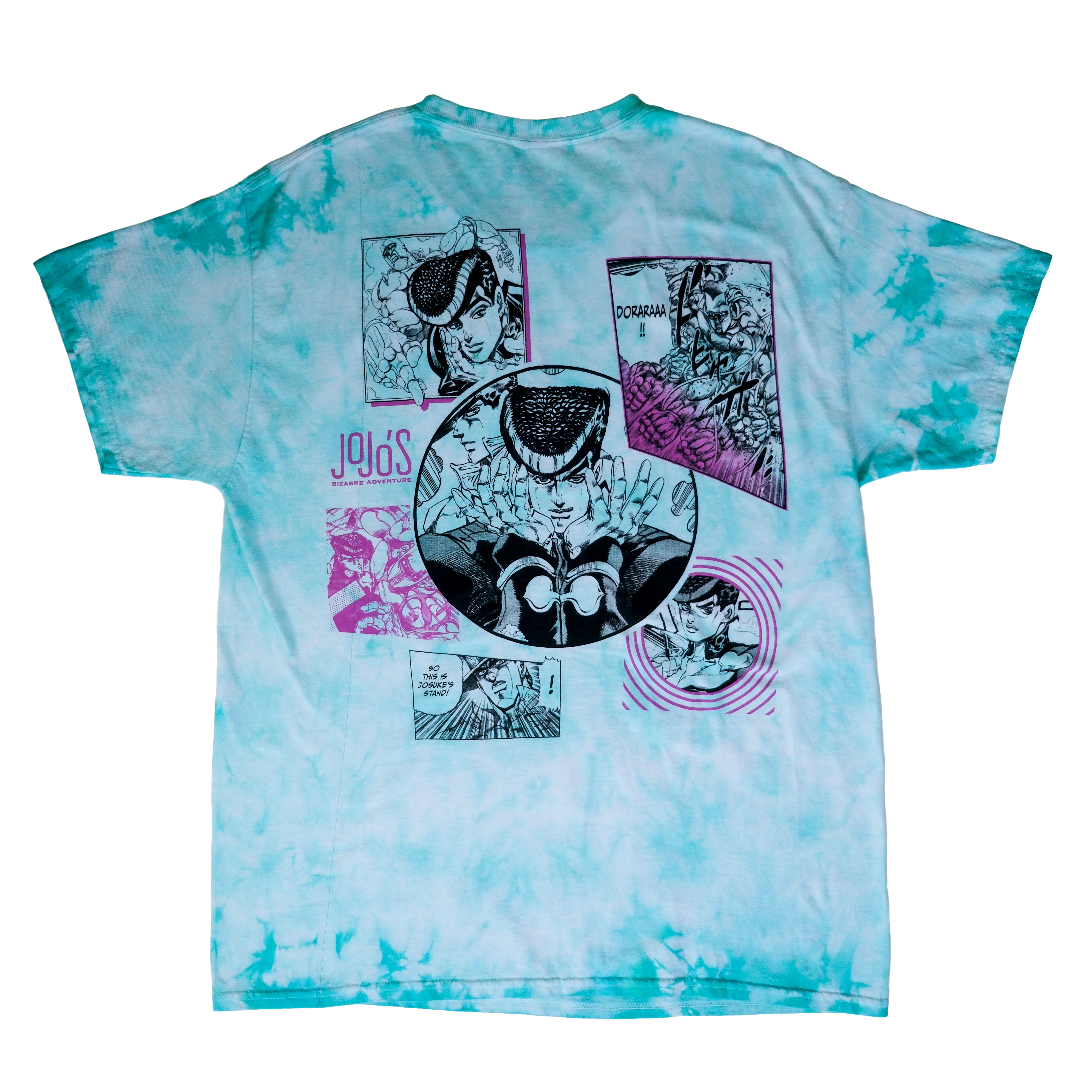 JoJo's Bizarre Adventure: Part 4 Diamond Is Unbreakable Josuke Mineral Wash Tee - Mint Crystal 5 JoJo's Bizarre Adventure: Part 4 Diamond Is Unbreakable Josuke Mineral Wash Tee - Mint Crystal