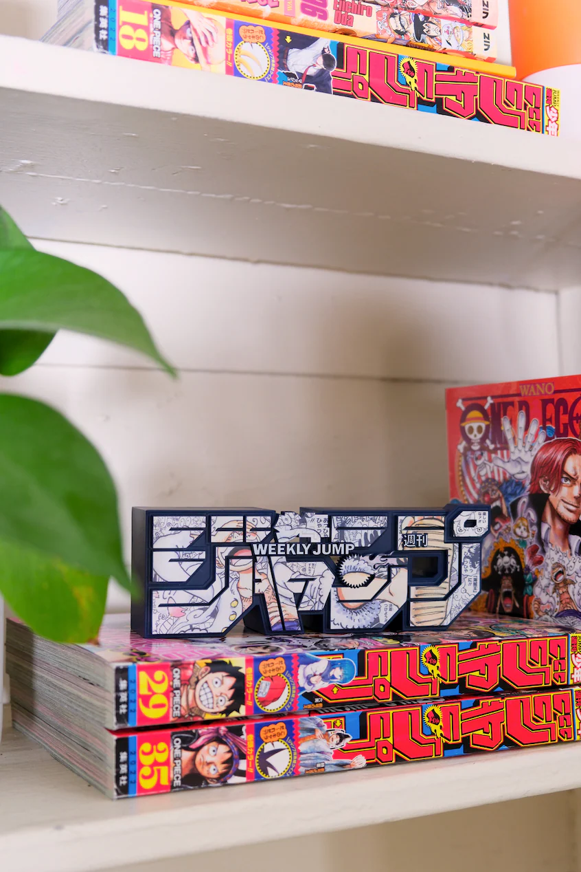 Shonen Jump Store Exclusive: Weekly Shonen JUMP Magazine Logo Statue - One Piece 'Gear 5' Edition