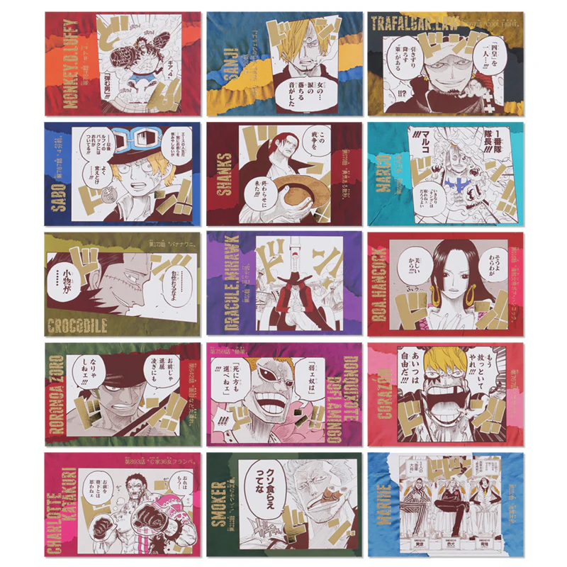 ONE PIECE Blind Sound Effect Postcard Collection Vol. 2 (15 Types in total)