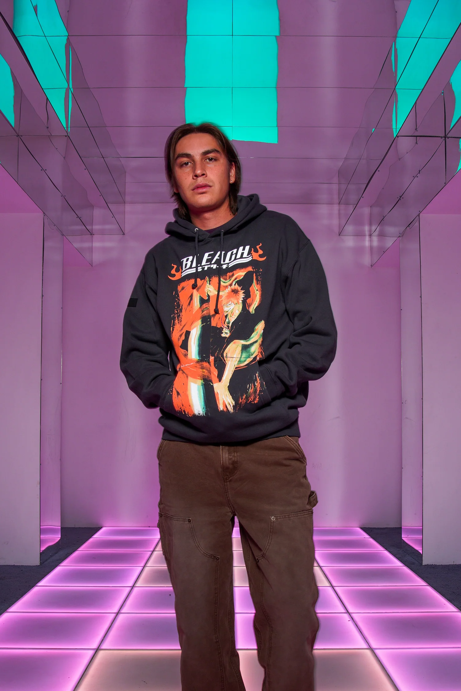 BLEACH Soul Reaper Pullover Hoodie - Asphalt