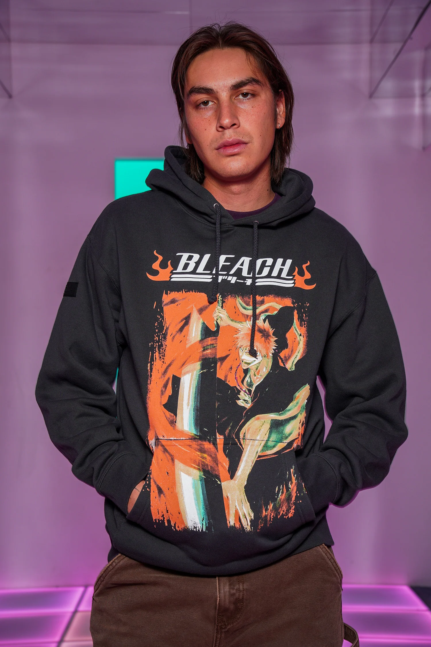 BLEACH Soul Reaper Pullover Hoodie - Asphalt