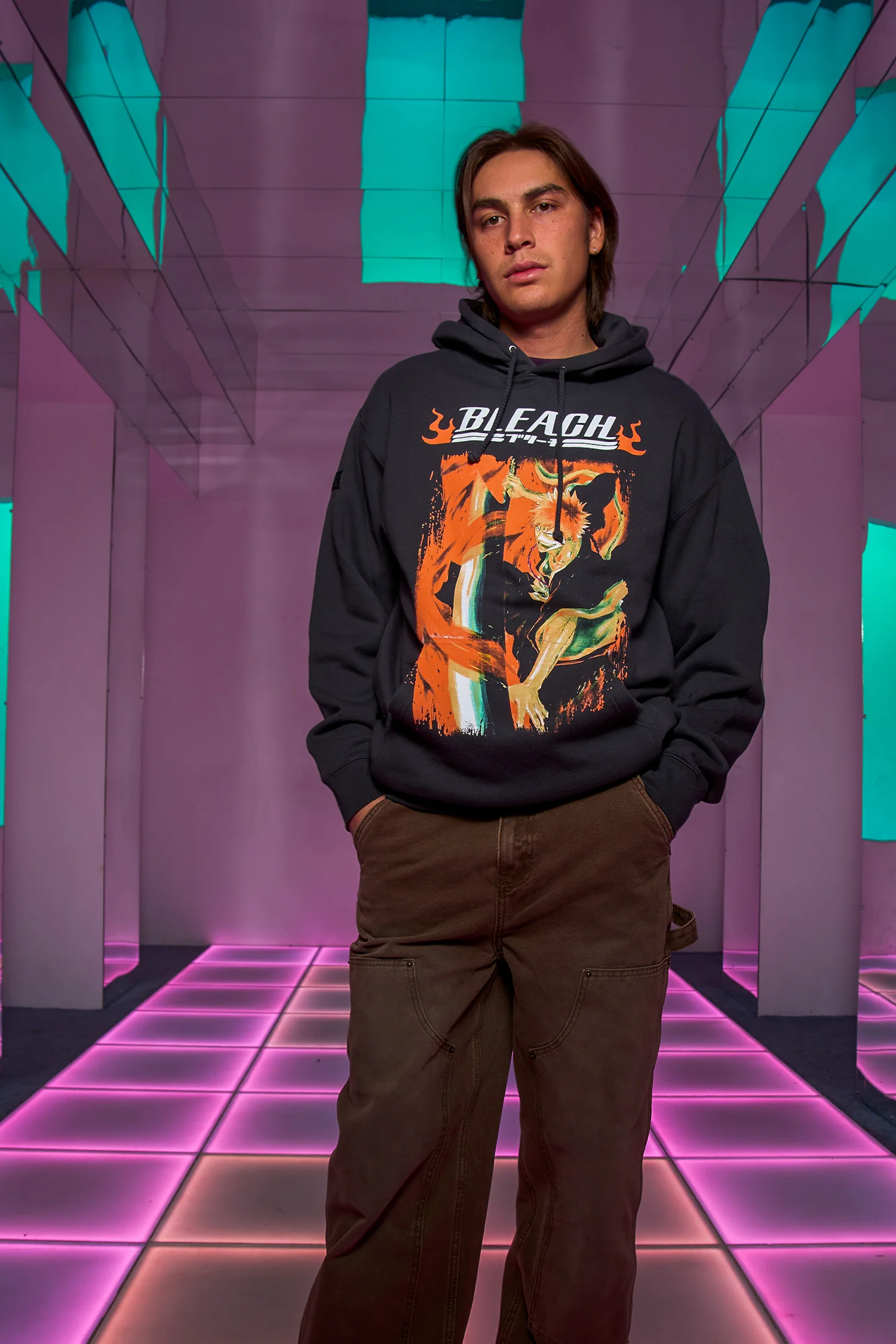 BLEACH Soul Reaper Pullover Hoodie - Asphalt