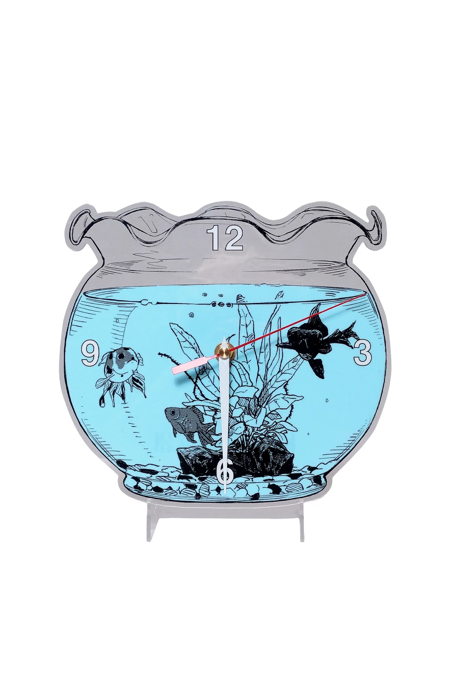 Kagurabachi Fish Bowl Acrylic Clock
