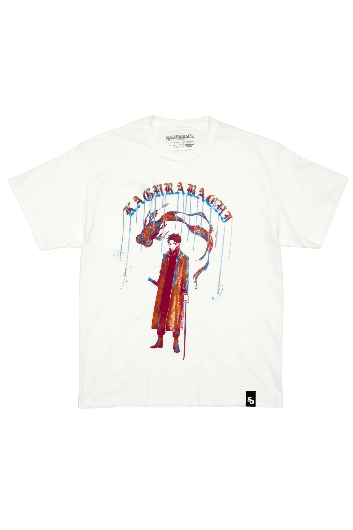 Kagurabachi Drip Logo Tee - White