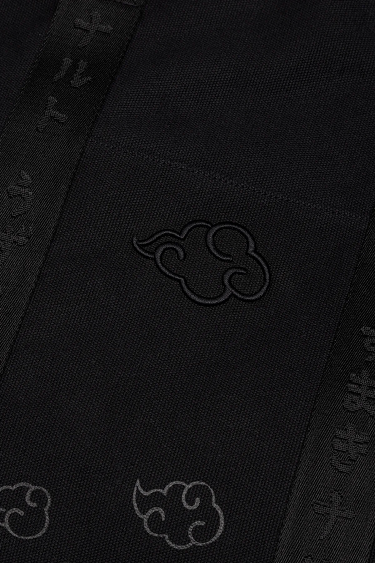 Naruto Shadow Embroidered Tote - Black 6 Naruto Shadow Embroidered Tote - Black