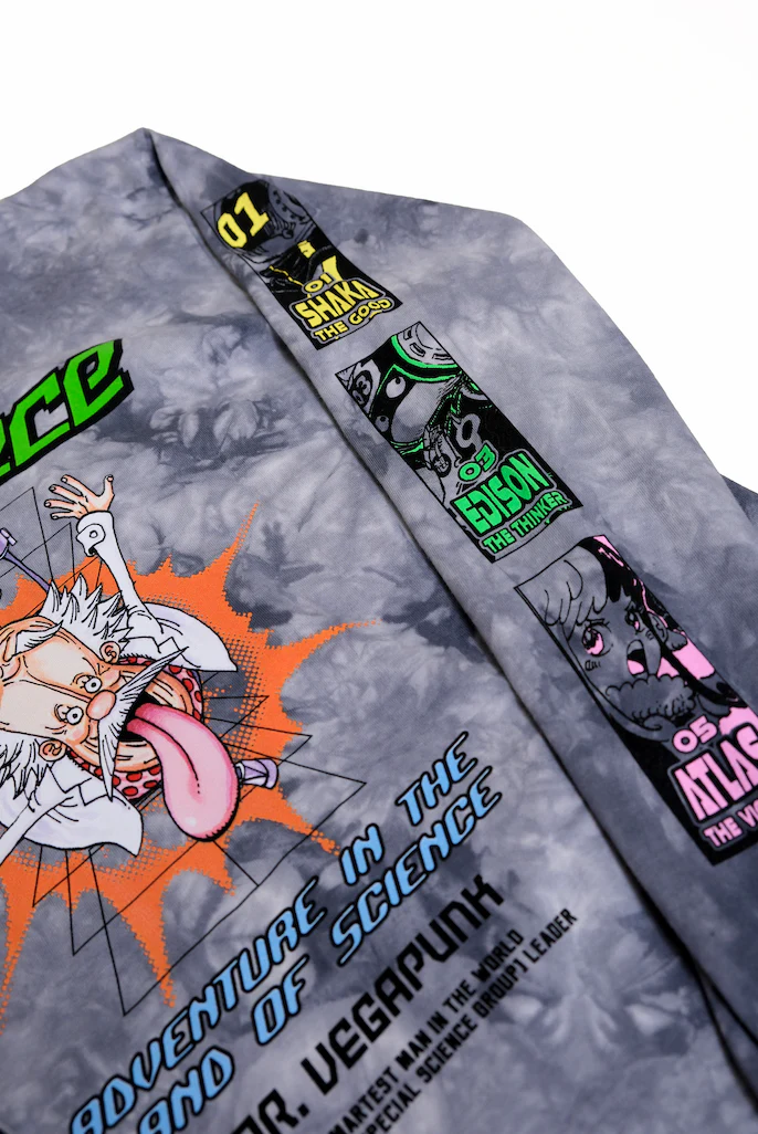 One Piece Vega Punks Mineral Wash LS Tee - Silver Crystal 6 One Piece Vega Punks Mineral Wash LS Tee - Silver Crystal