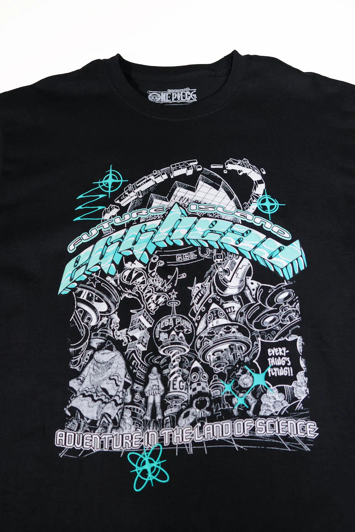 One Piece Egghead Adventures Tee - Black