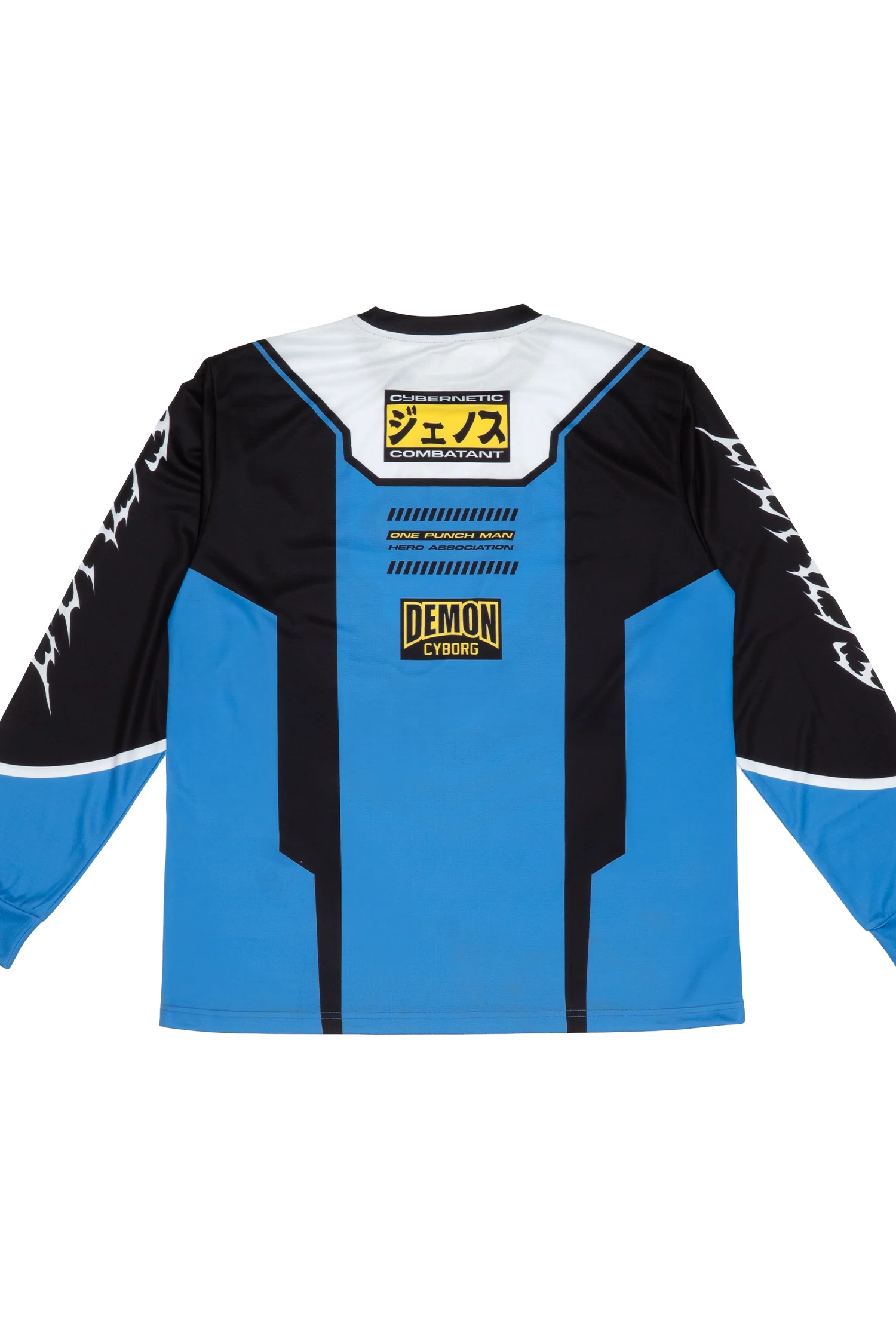 One Punch Man Genos Athletic Top - Black / Blue