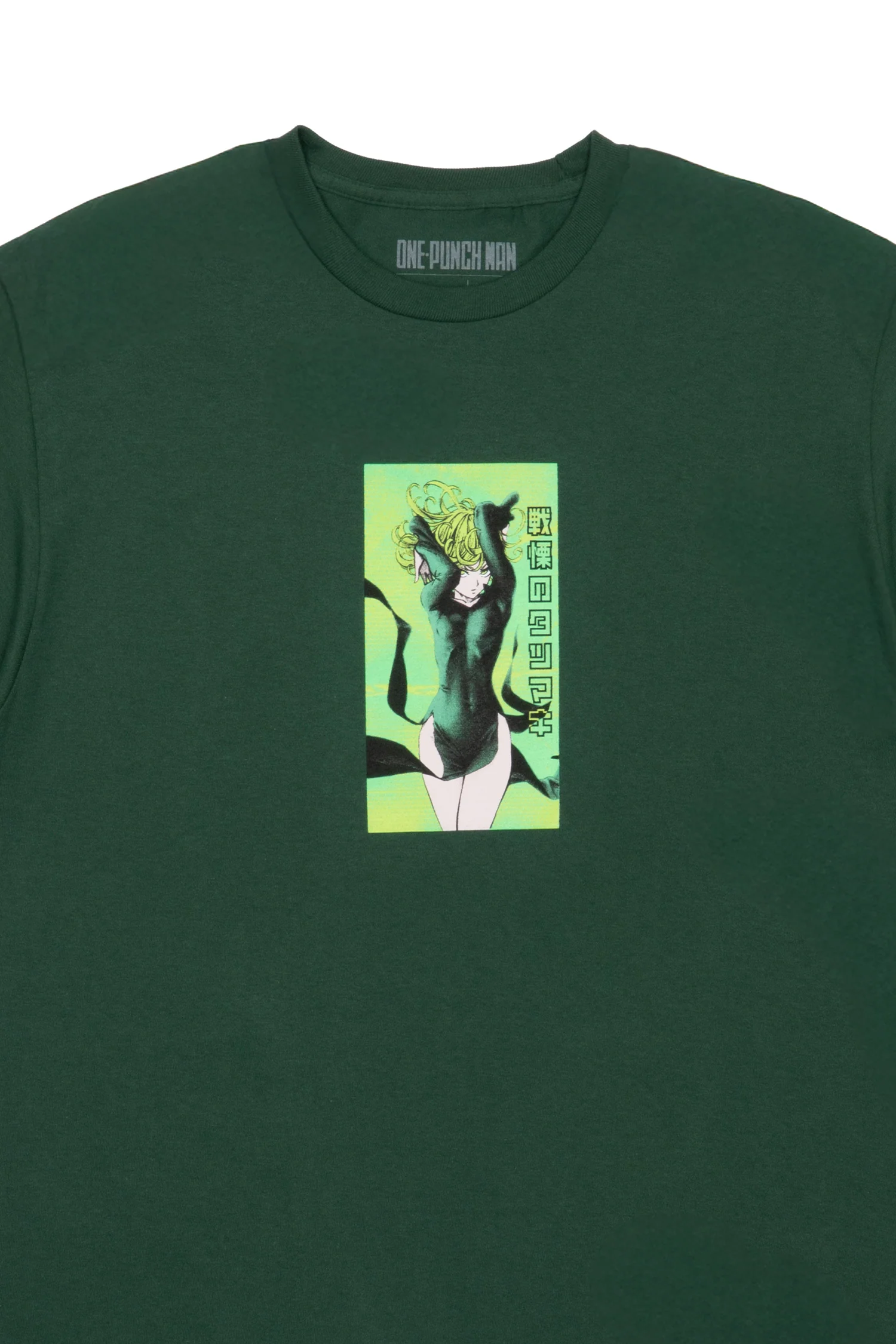 One Punch Man Tornado of Terror Tee - Forest Green 4 One Punch Man Tornado of Terror Tee - Forest Green