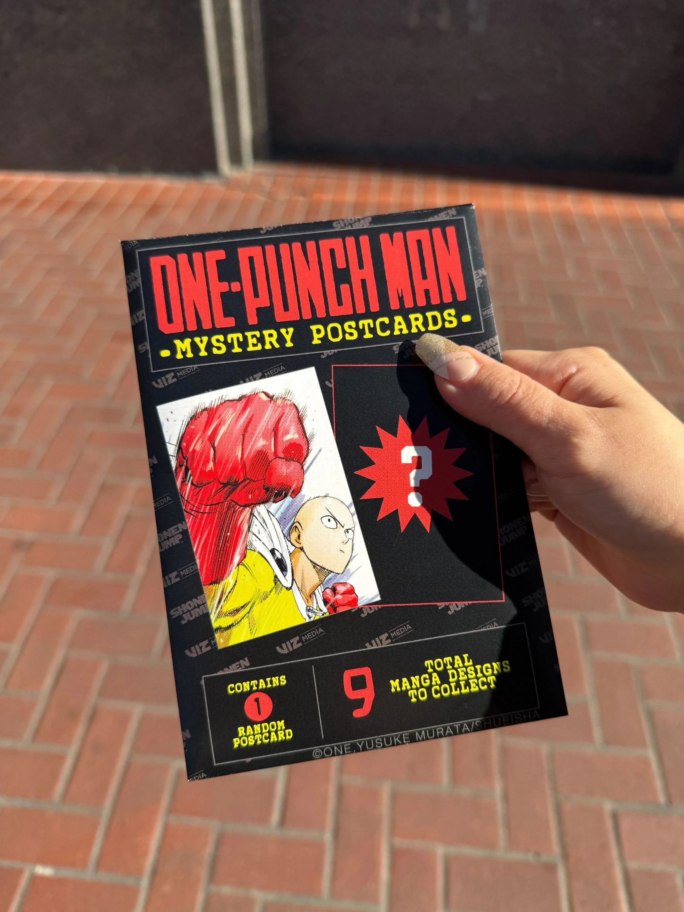 One Punch Man Blind Postcard Set - 9 Designs to Collect