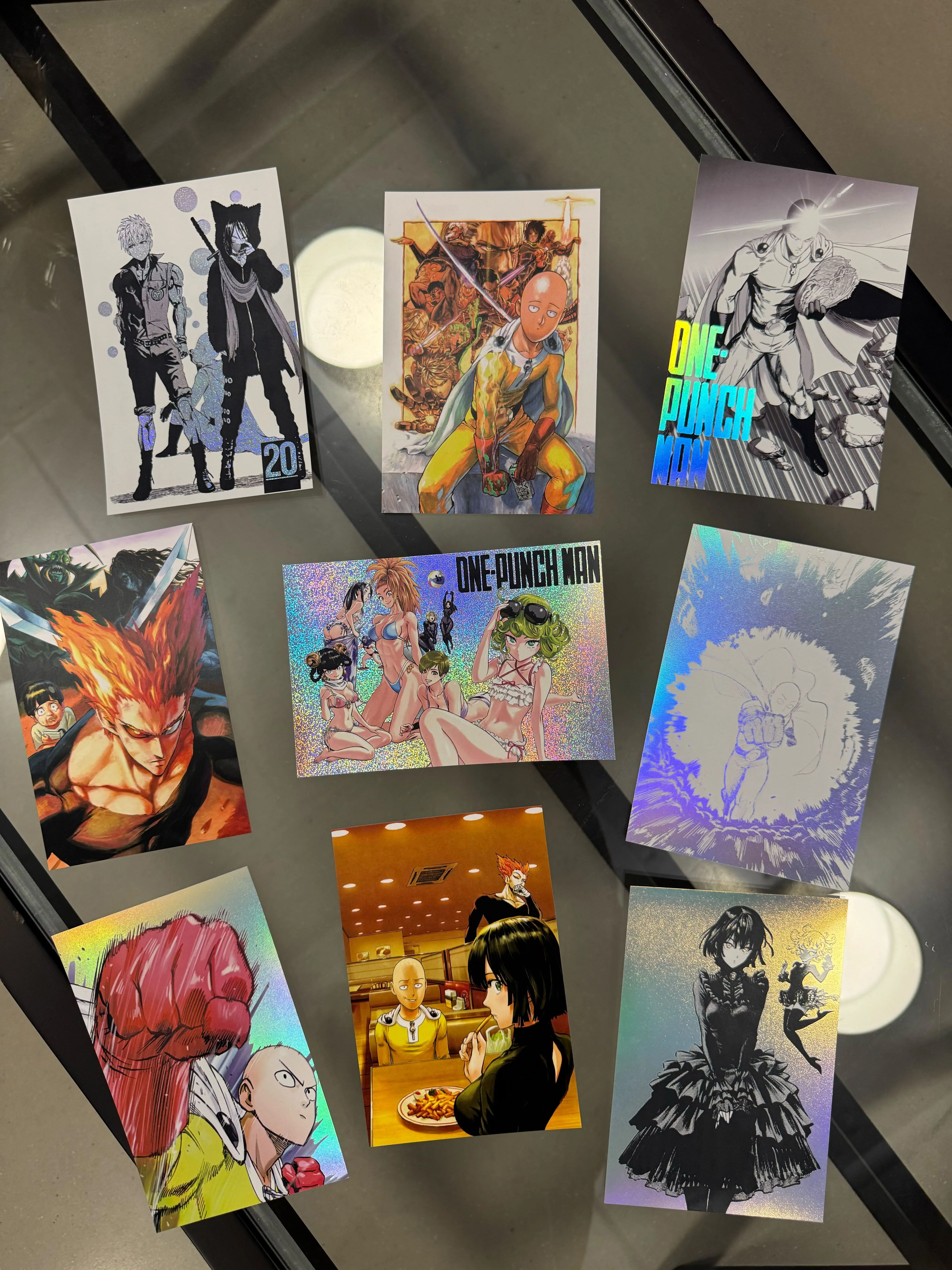 One Punch Man Blind Postcard Set - 9 Designs to Collect