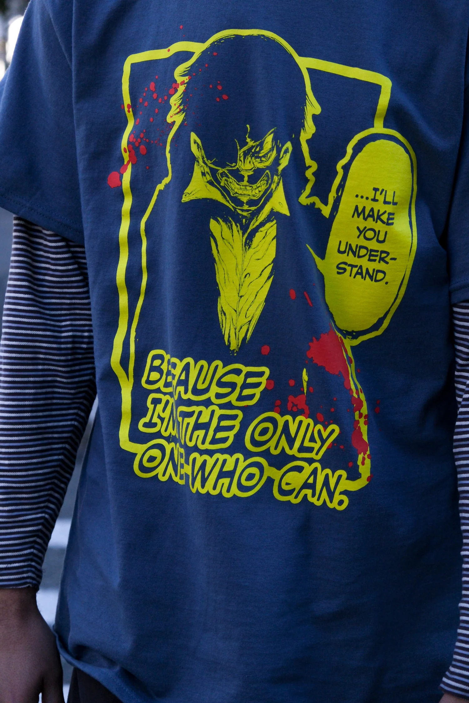 Tokyo Ghoul Ken Kaneki Can Tee - Steel Blue
