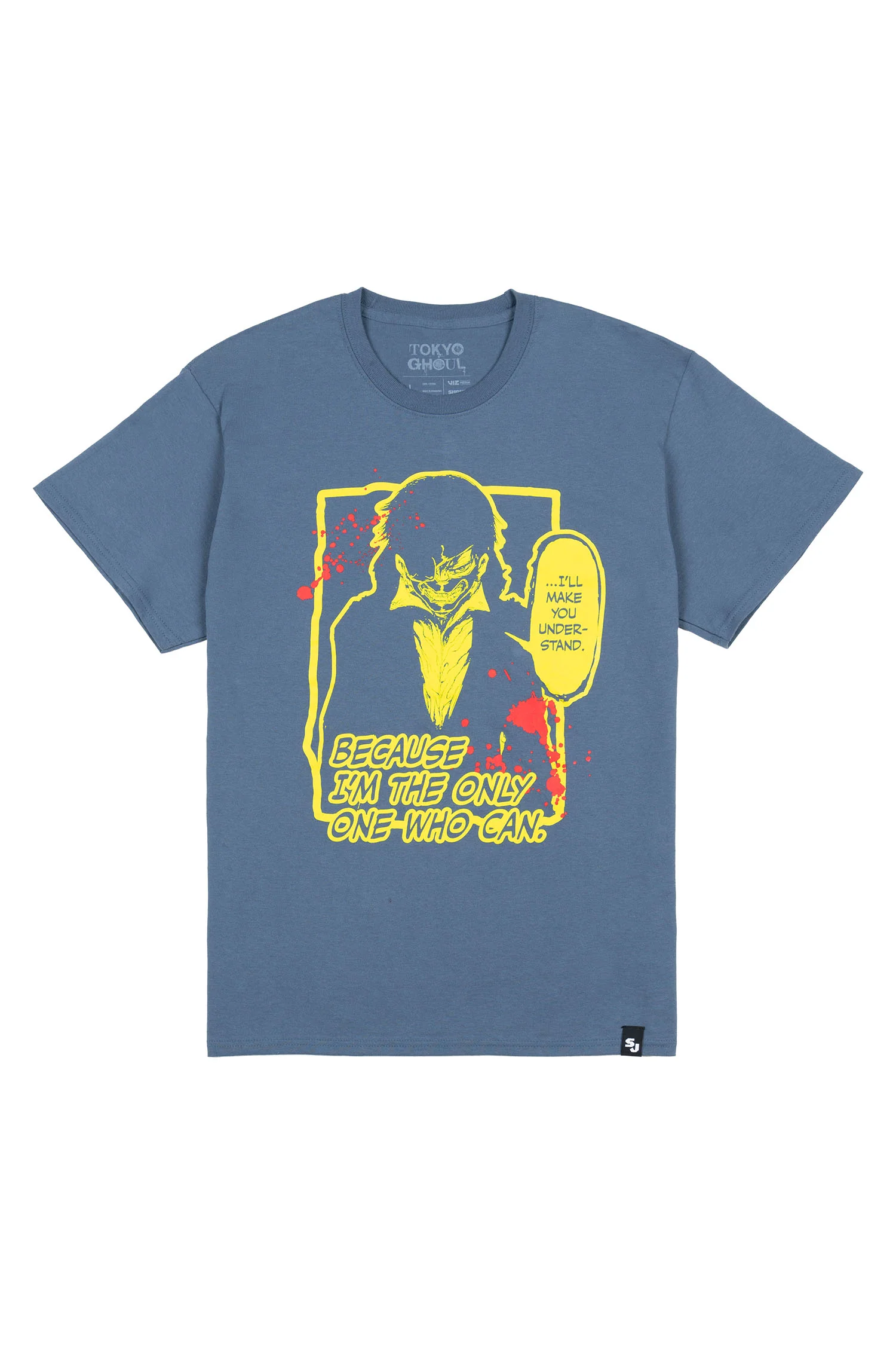 Tokyo Ghoul Ken Kaneki Can Tee - Steel Blue 4 Tokyo Ghoul Ken Kaneki Can Tee - Steel Blue