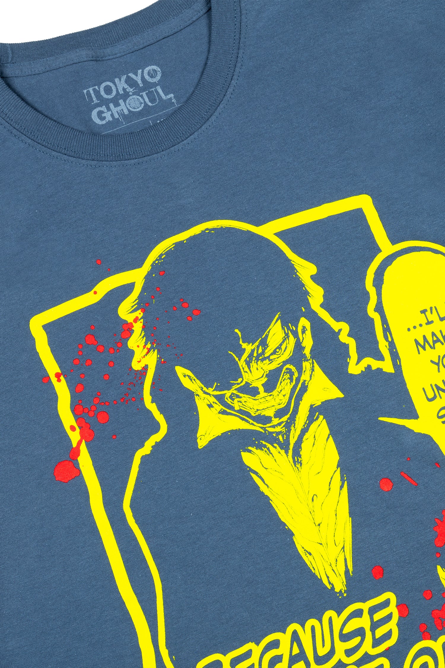 Tokyo Ghoul Ken Kaneki Can Tee - Steel Blue 6 Tokyo Ghoul Ken Kaneki Can Tee - Steel Blue