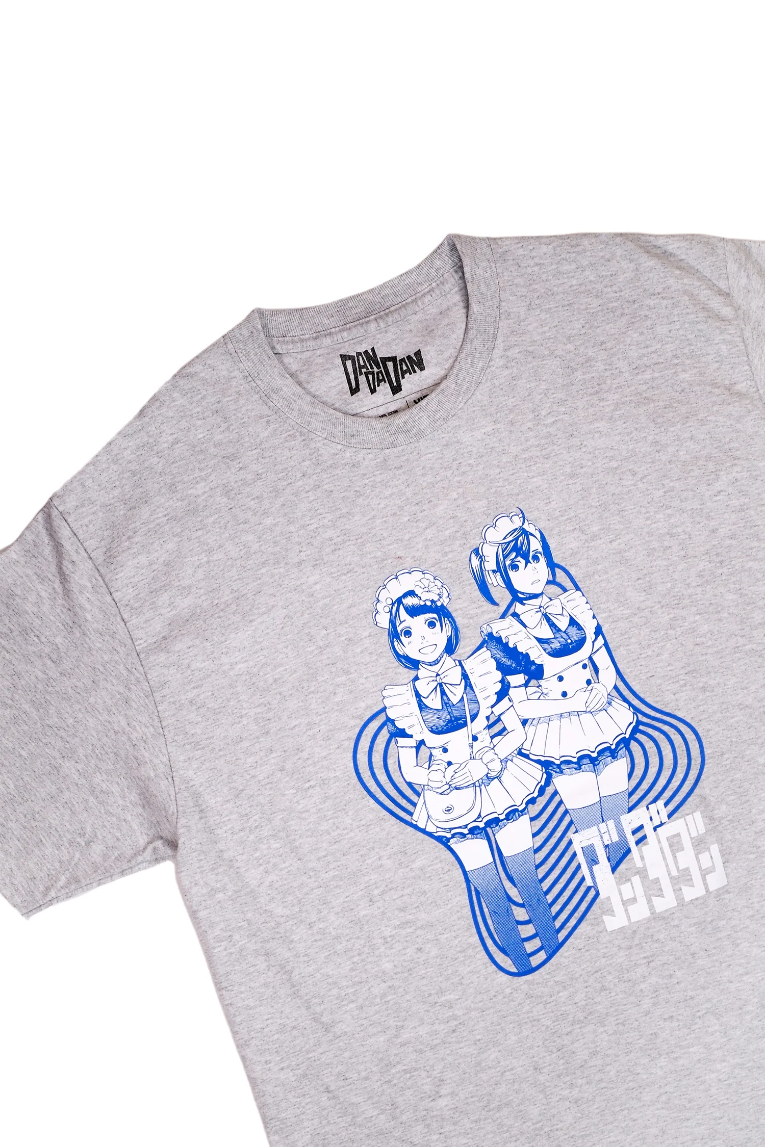 Dan Da Dan Momo Maid Tee - Ash 3 Dan Da Dan Momo Maid Tee - Ash
