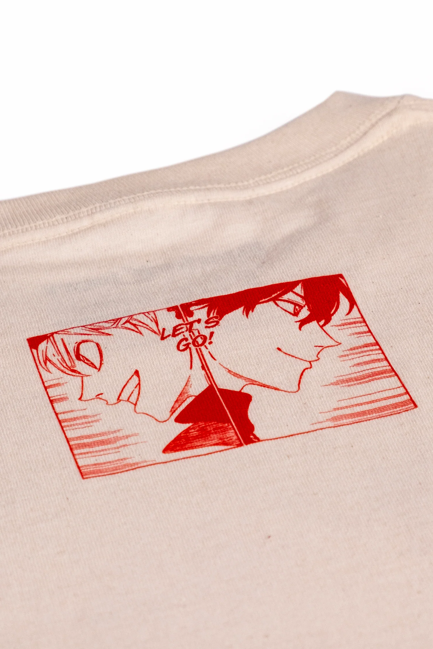 Black Clover Asta & Yuno Tee - Natural 3 Black Clover Asta & Yuno Tee - Natural