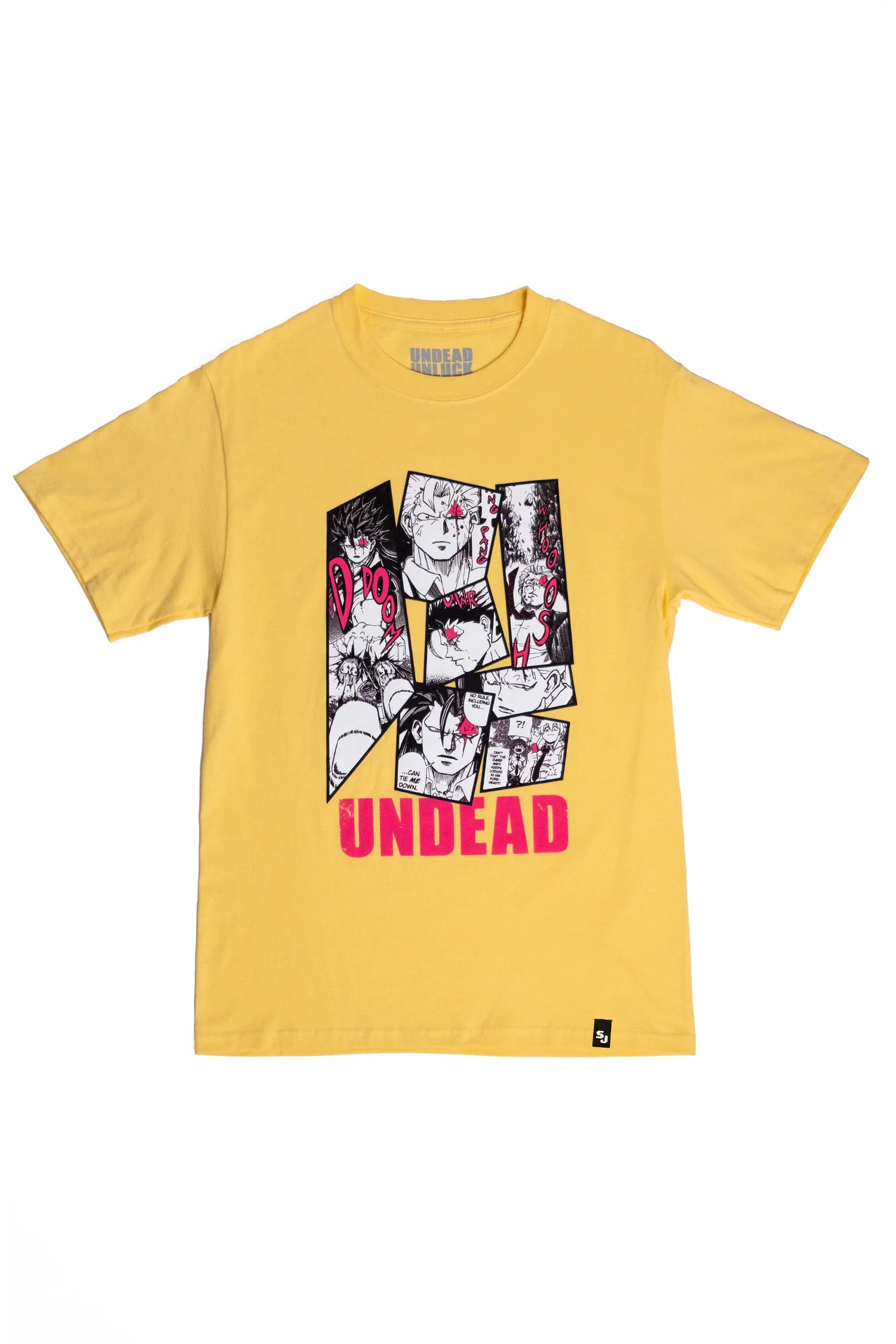 Undead Unluck Victor Arrives Tee - Daffodil Yellow 3 Undead Unluck Victor Arrives Tee - Daffodil Yellow