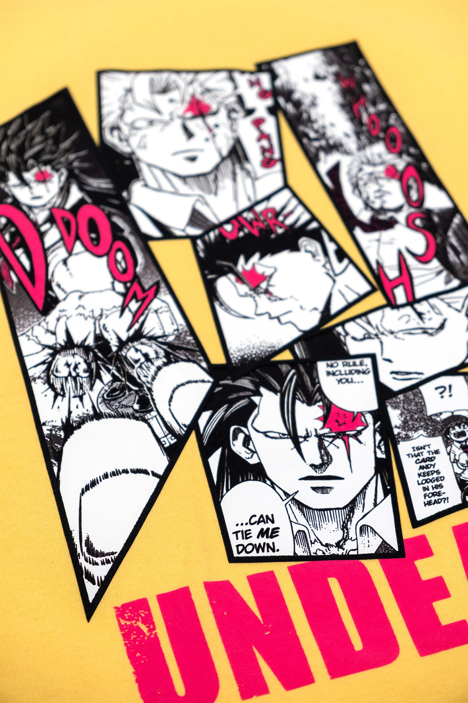 Undead Unluck Victor Arrives Tee - Daffodil Yellow 5 Undead Unluck Victor Arrives Tee - Daffodil Yellow