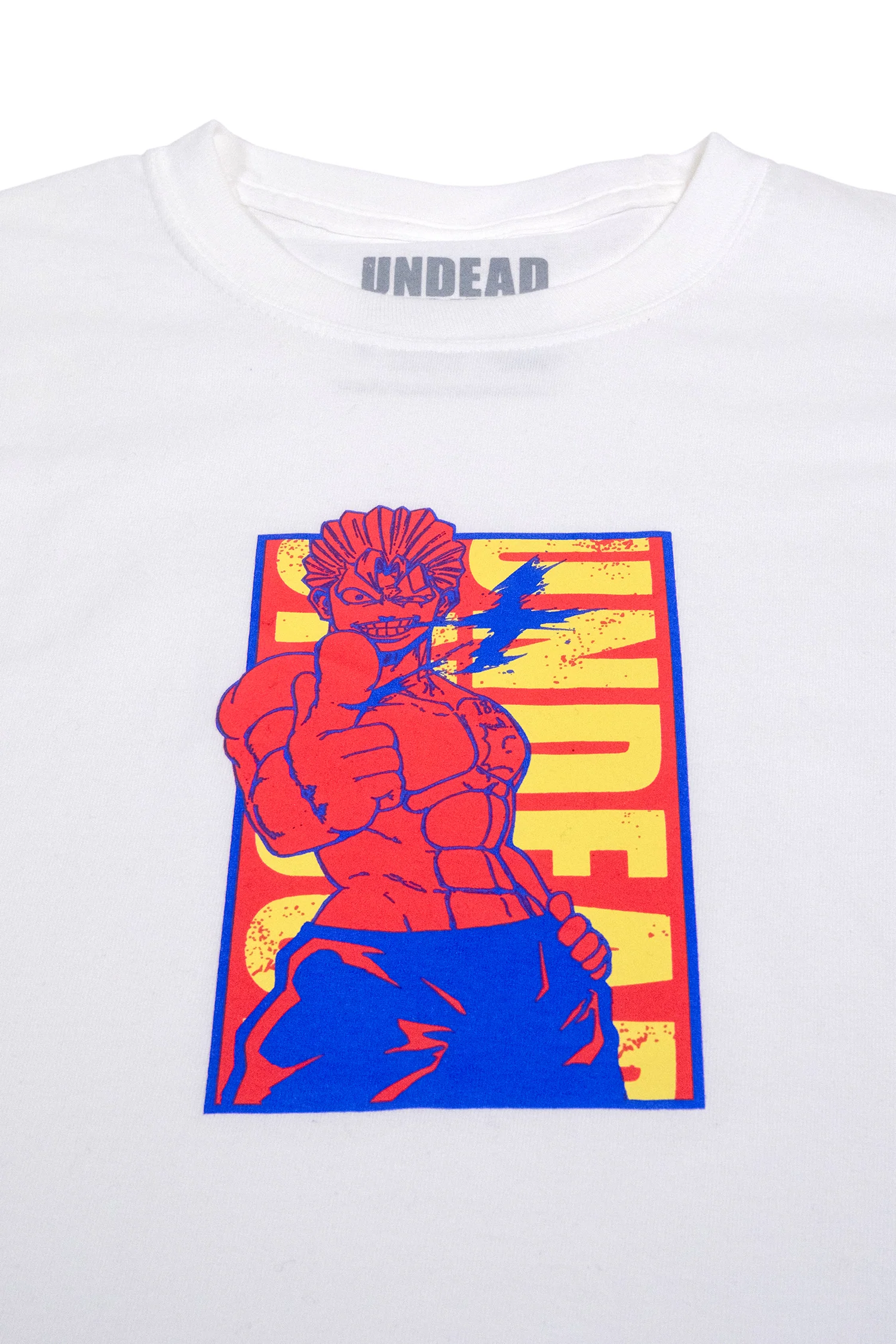 Undead Unluck Andy Box Logo Tee - White 3 Undead Unluck Andy Box Logo Tee - White