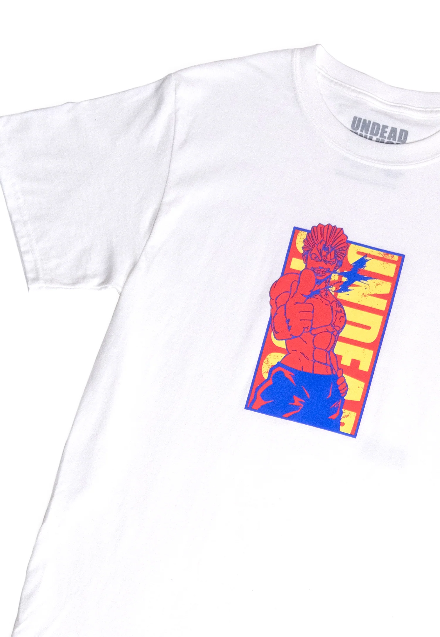 Undead Unluck Andy Box Logo Tee - White 4 Undead Unluck Andy Box Logo Tee - White