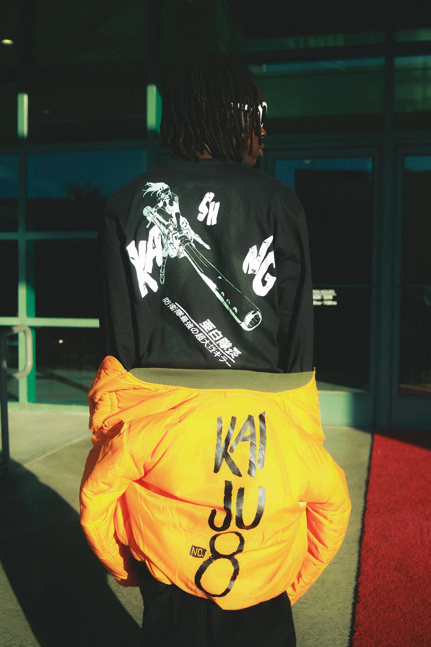 Kaiju No. 8 Mina Maximum Combat Power LS Tee - Black